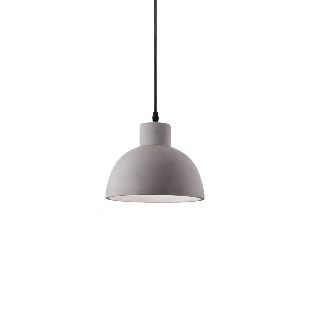 Oil 5 Single Pendant Light Cement Stone