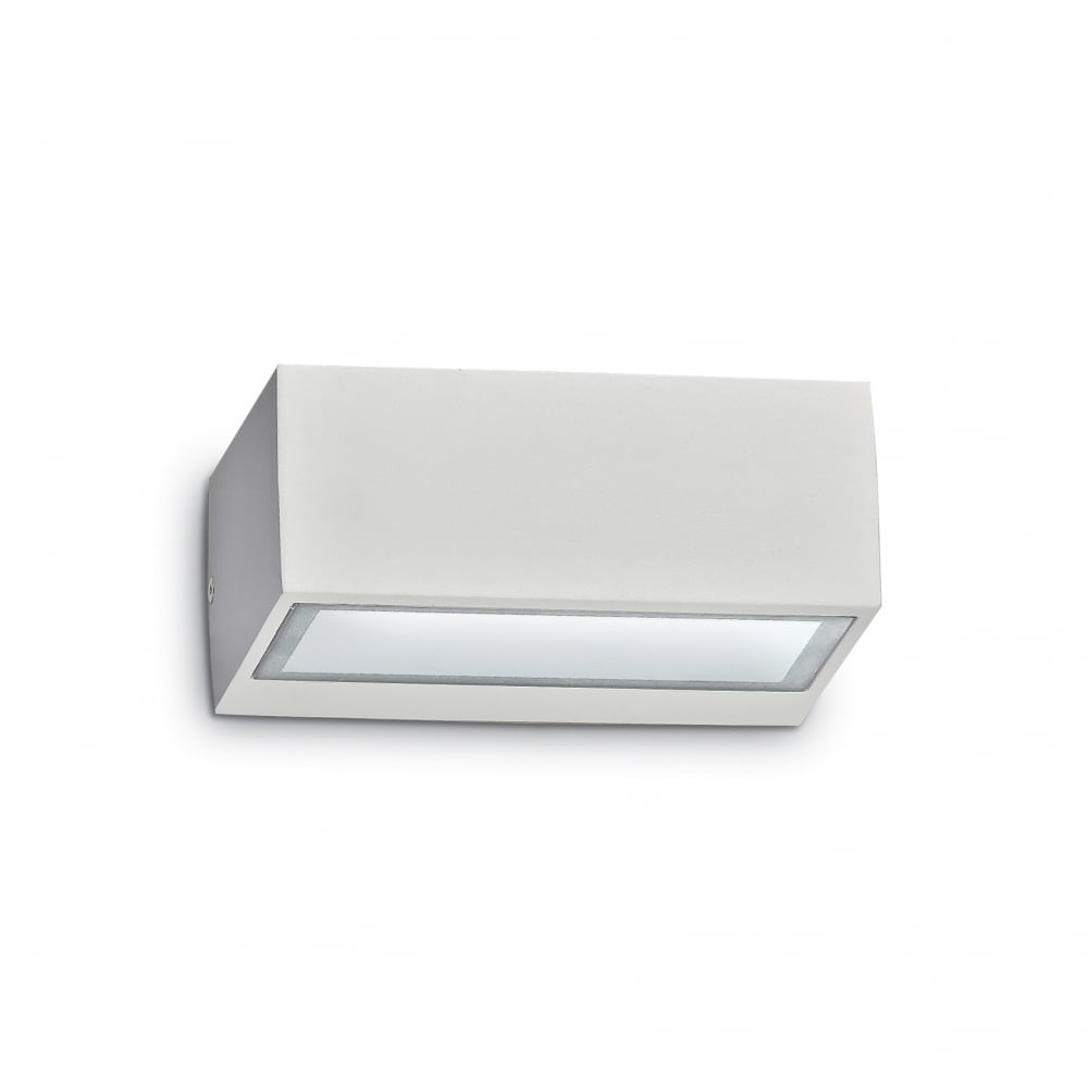 Outdoor Twin White Wall Light Block Wall Washer