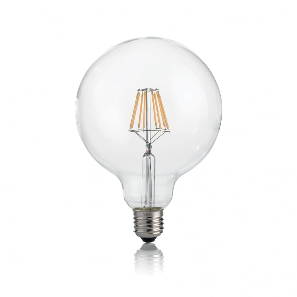 Light Bulb Classic E27 8W Globo D125 Transparent 4000K