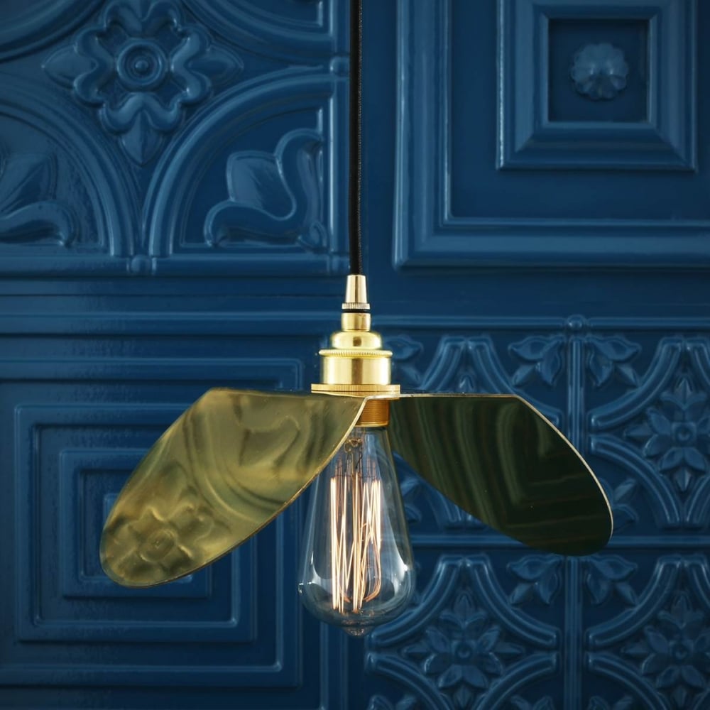 Dodoma Pendant Light, Antique Brass