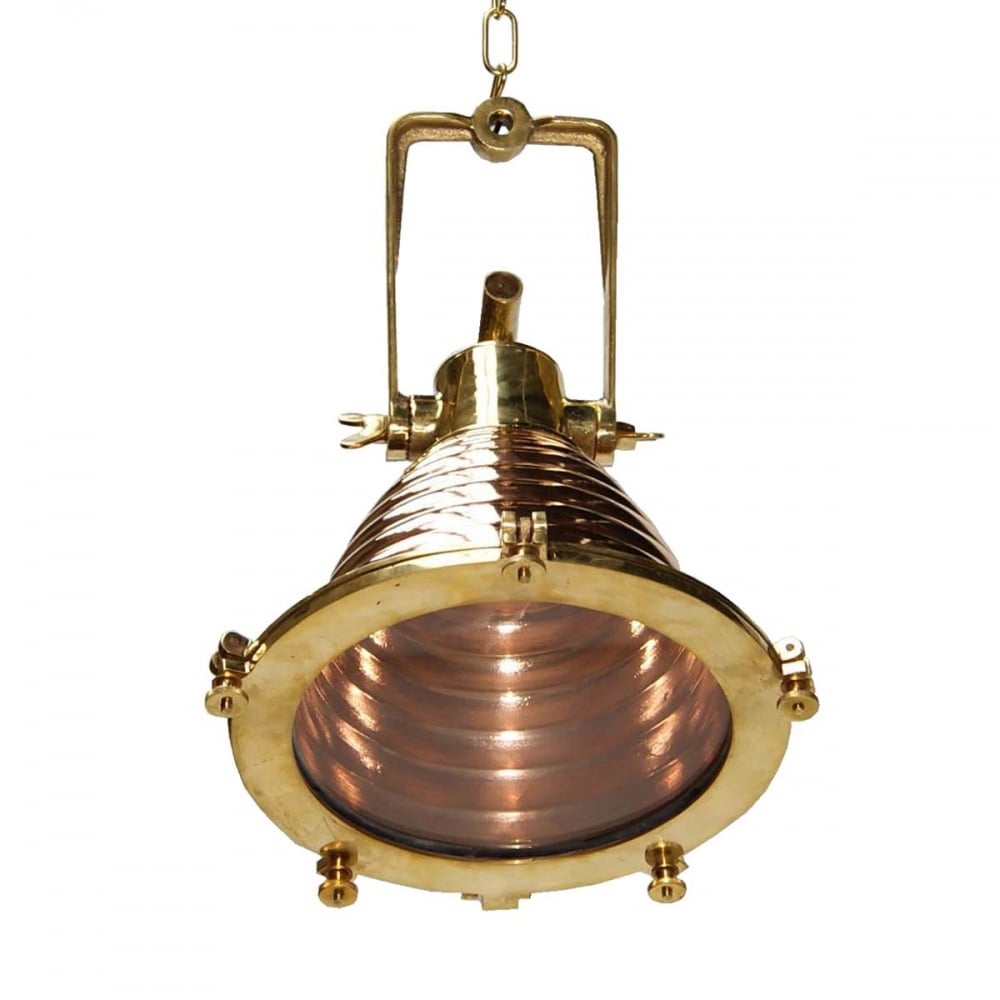 Algiers Copper Cargo Nautical Lamp