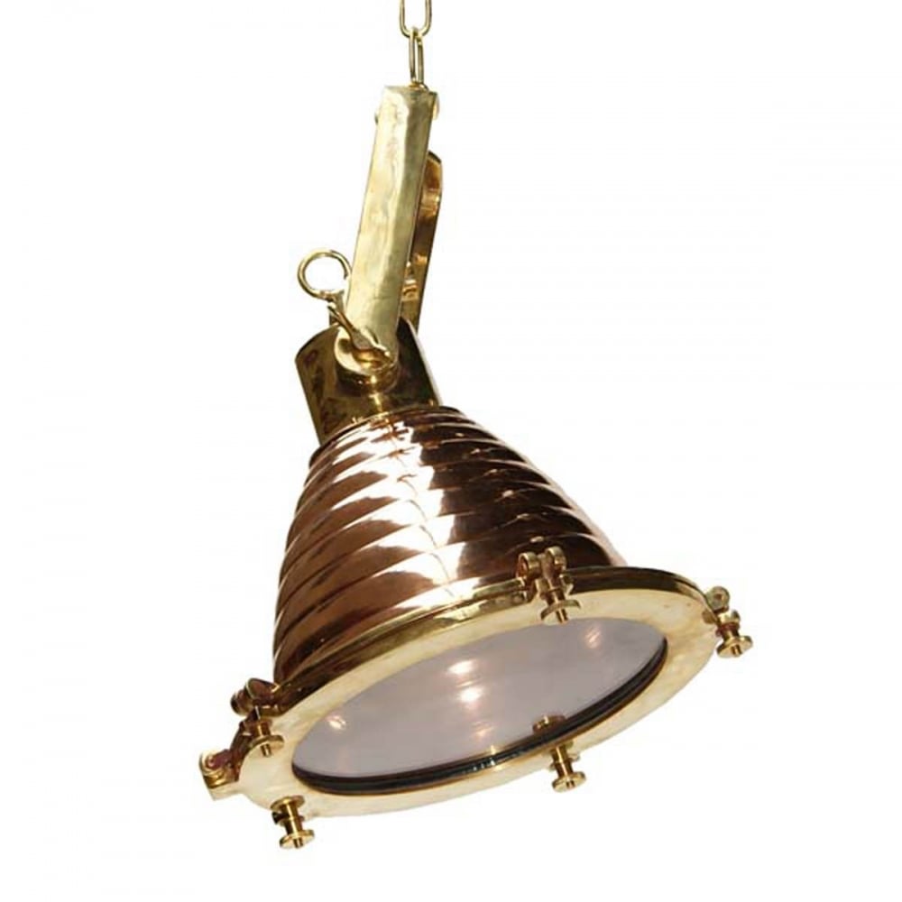 Algiers Copper Cargo Nautical Lamp