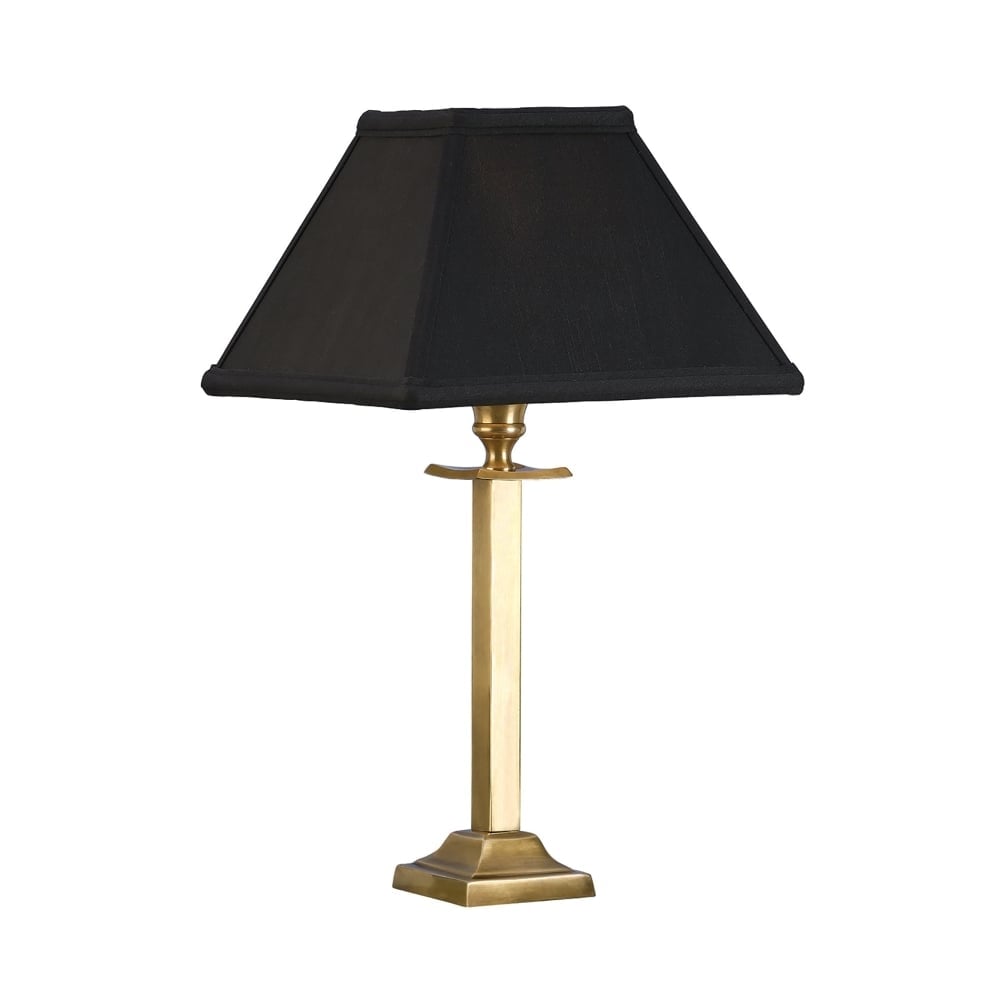 Wellesley Single Light Solid Brass Table Lamp