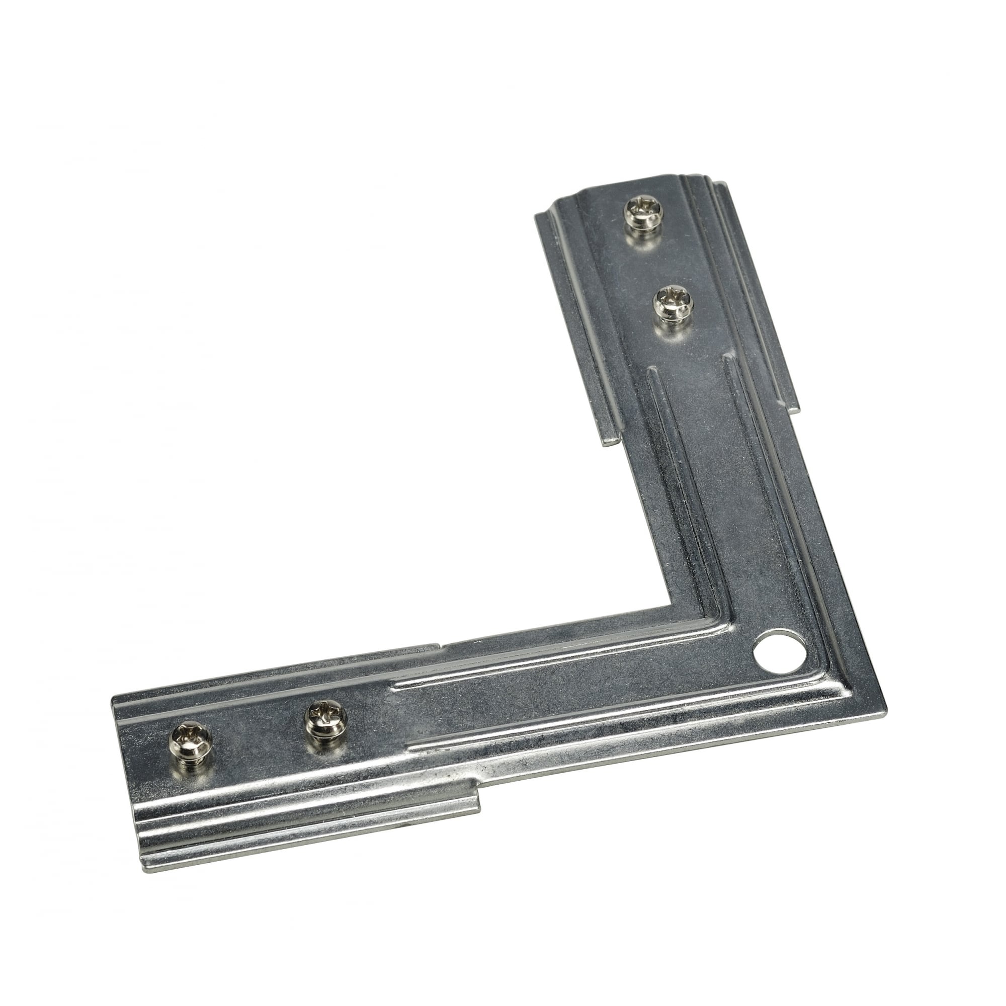 1 Circuit Track Light L-Connector, Nickel