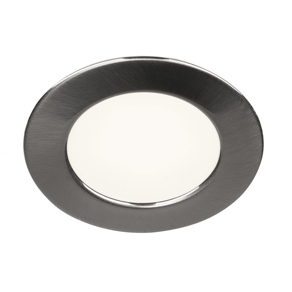 Dl 126 Led, Downlight, Round,Brushed Metal, Warm White, 12V