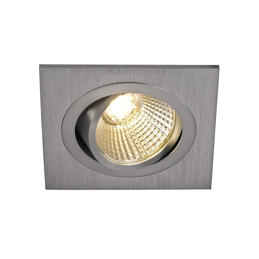 New Tria Dl Square Set,Downlight, Alu Brushed, 6W,38° , 3000K, Incl. Driver,