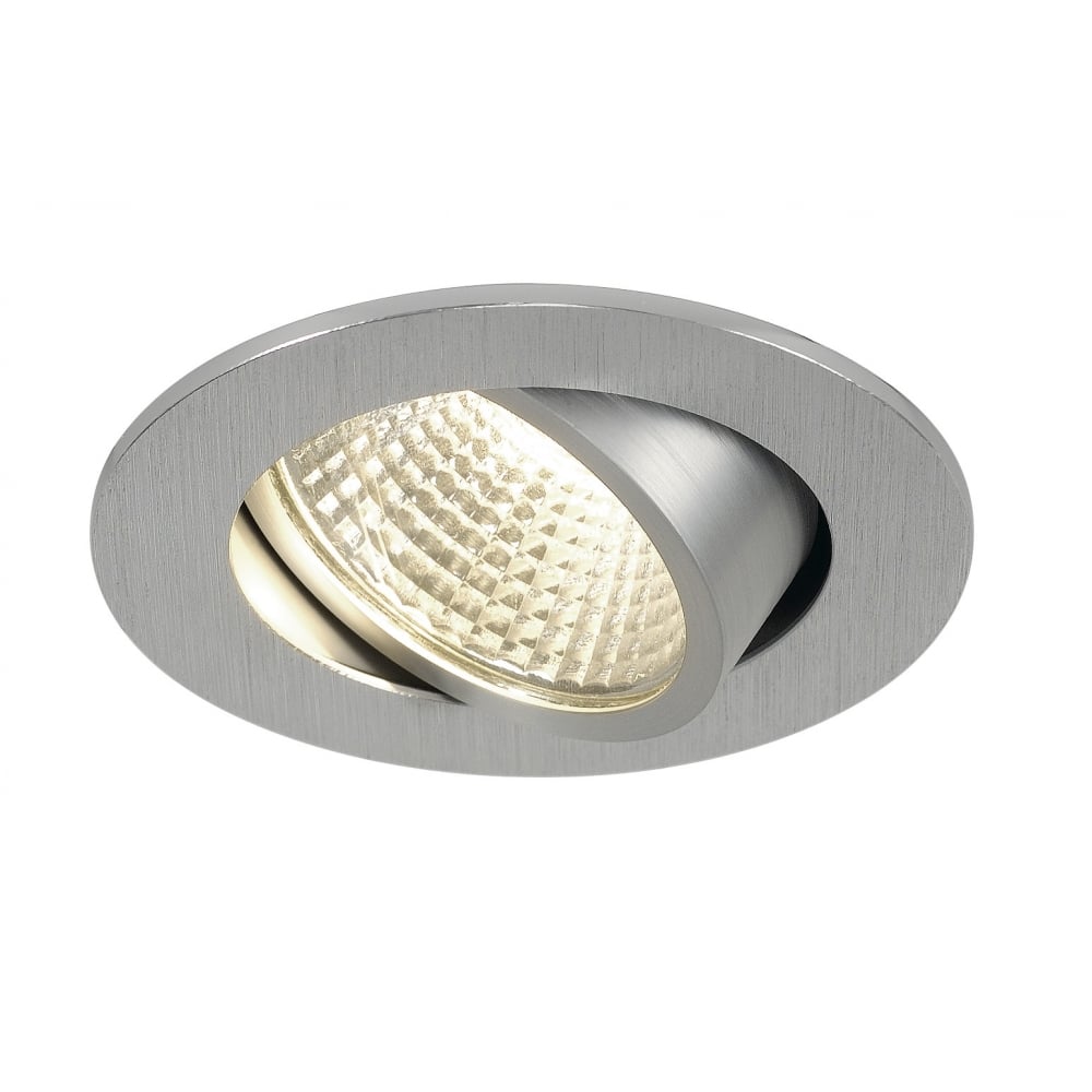 New Tria Led 3W Dl Round Set,Downlight, Alu Brushed, 38°,3000K, Incl. Driver, Springs