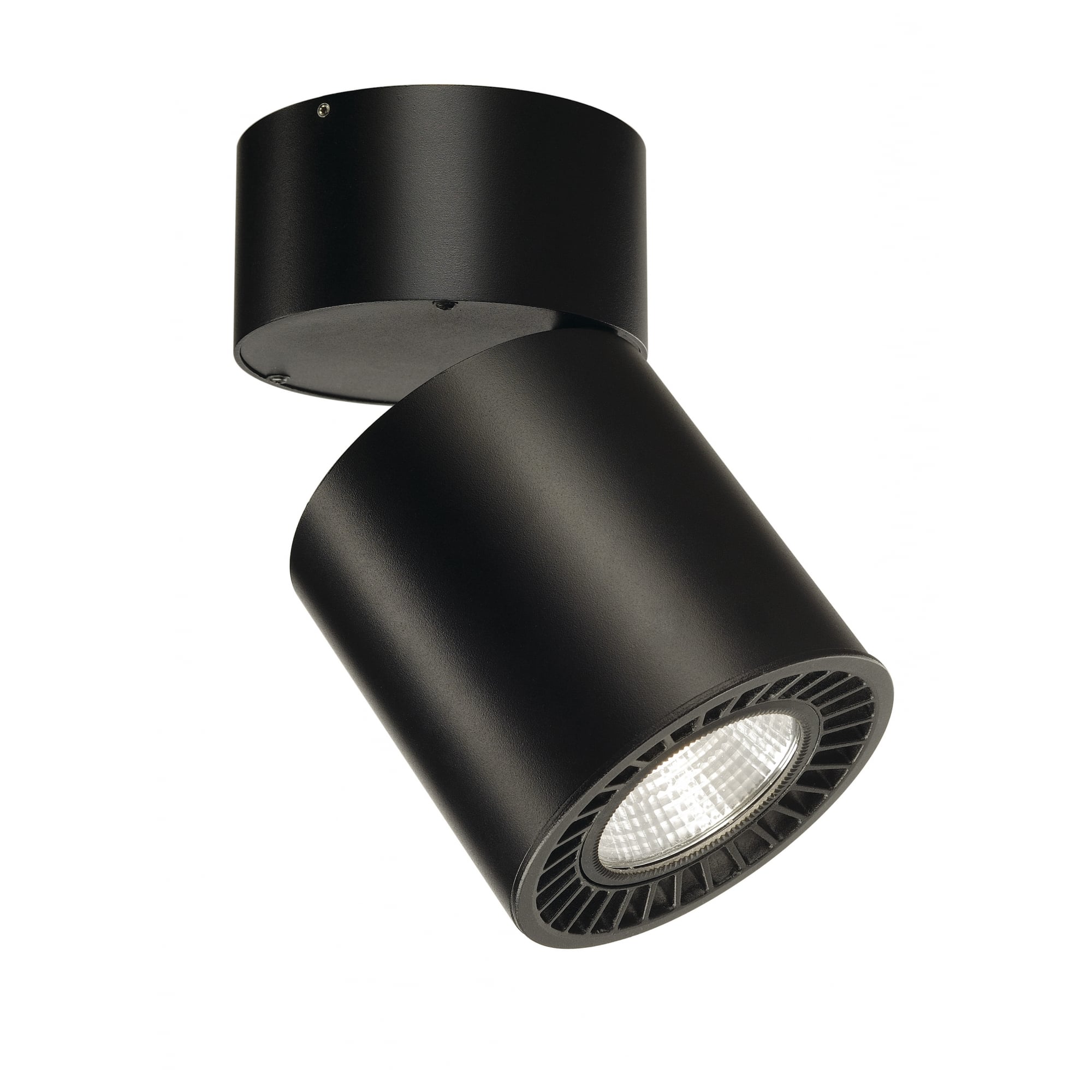 Supros Cl Ceiling Light, Round, Black, 3000K Slm Led, 60°Reflector