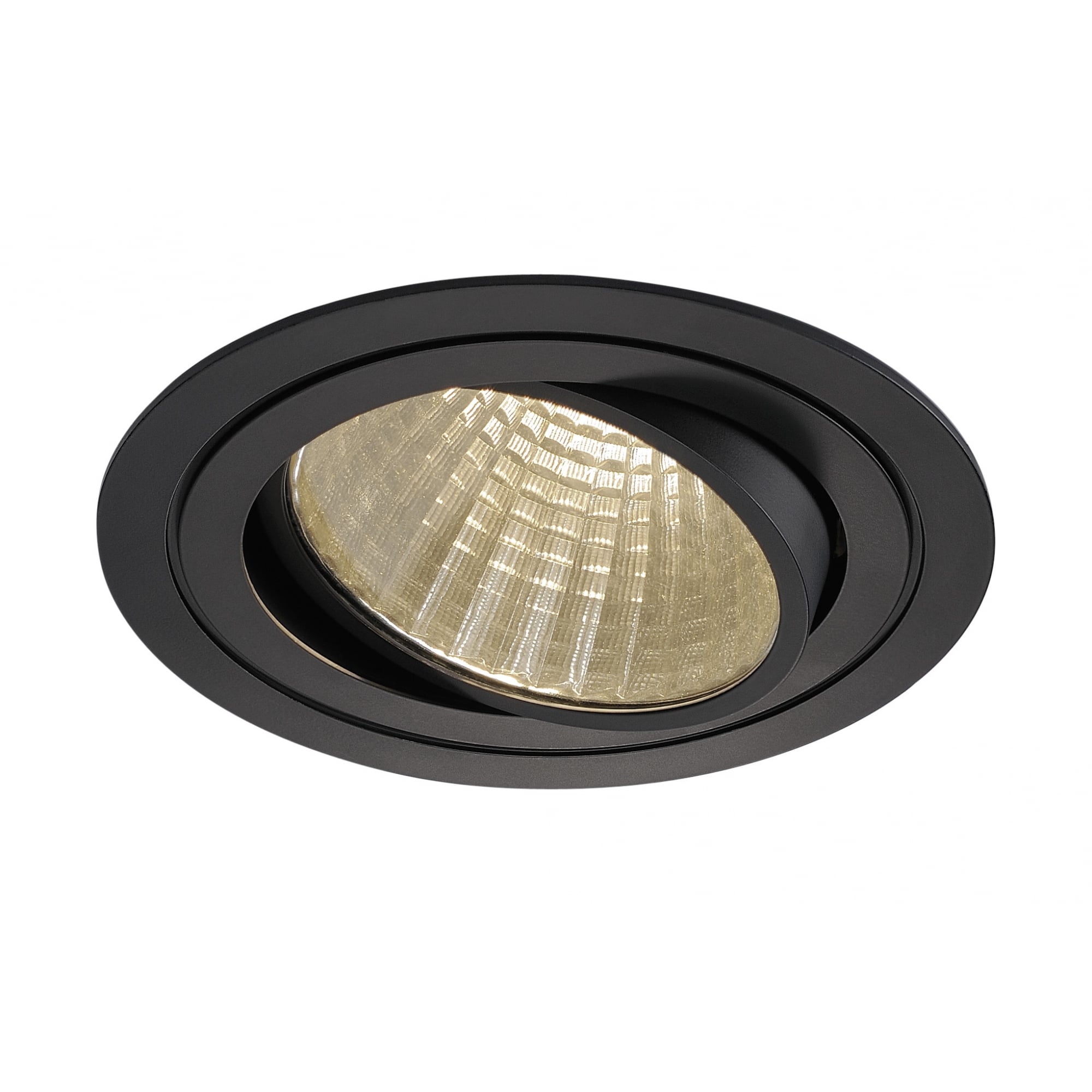 New Tria Led Dl Round Set,Matt Black, 25W, 30°, 3000K,Incl. Driver, Clip Springs