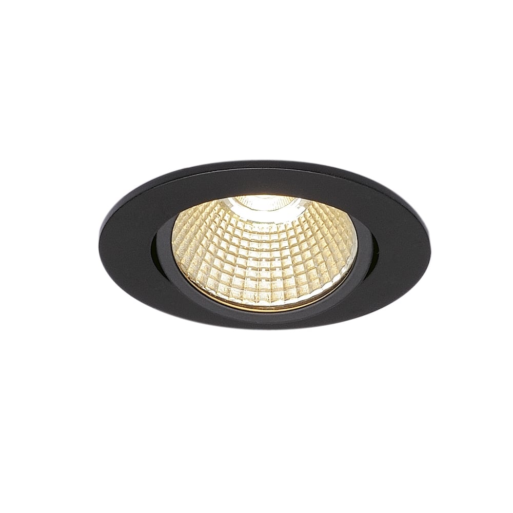 New Tria 68 Led Dl Round Set,Matt Black, 9W, 38°, 3000K,Incl. Driver