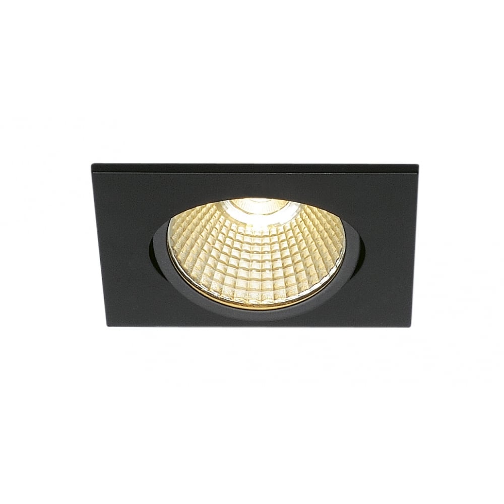 New Tria 68 Led Dl Square Set,Matt Black, 9W, 38°, 3000K,Incl. Driver