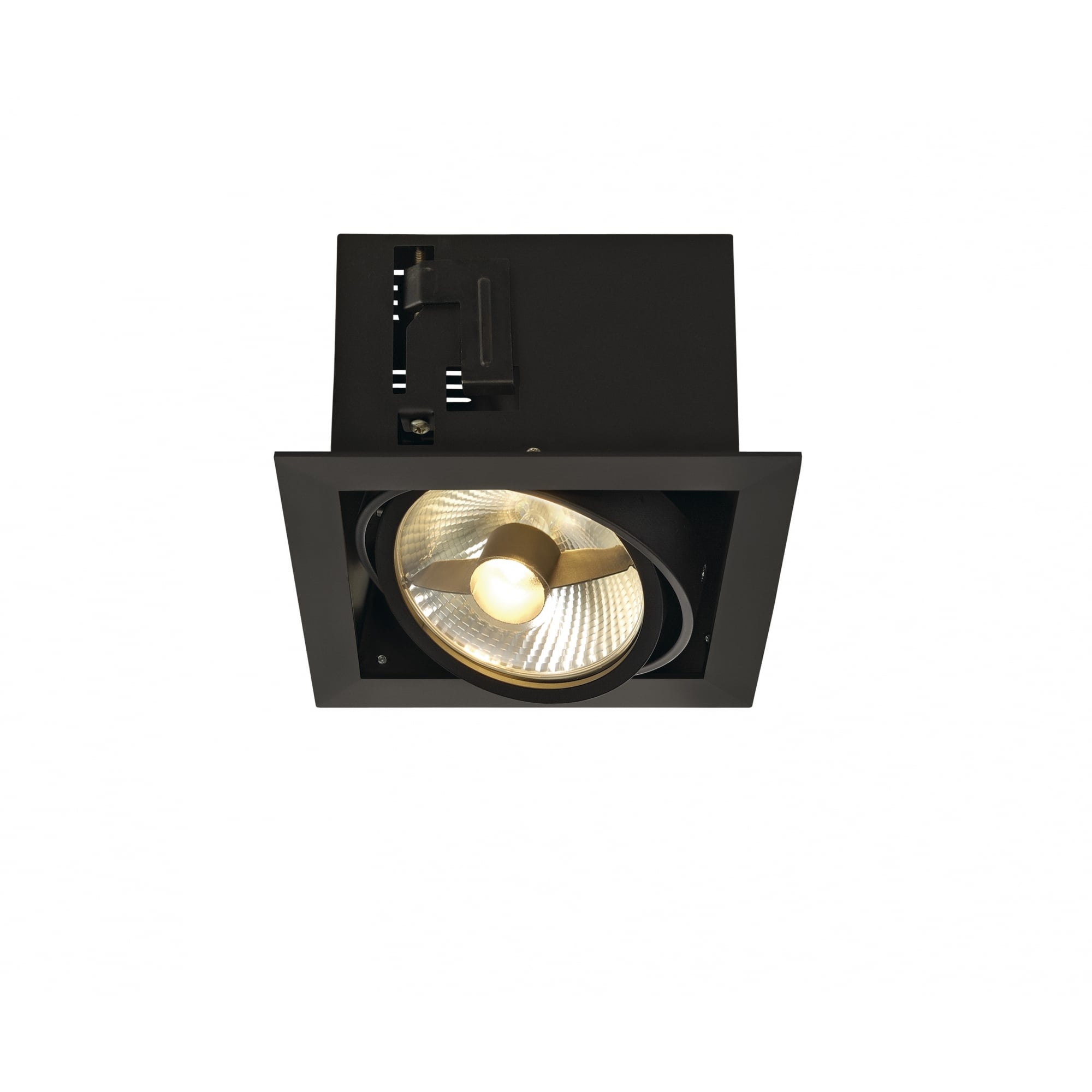 Kadux 1 Es111 Downlight,Square , Matt Black, Max. 50W