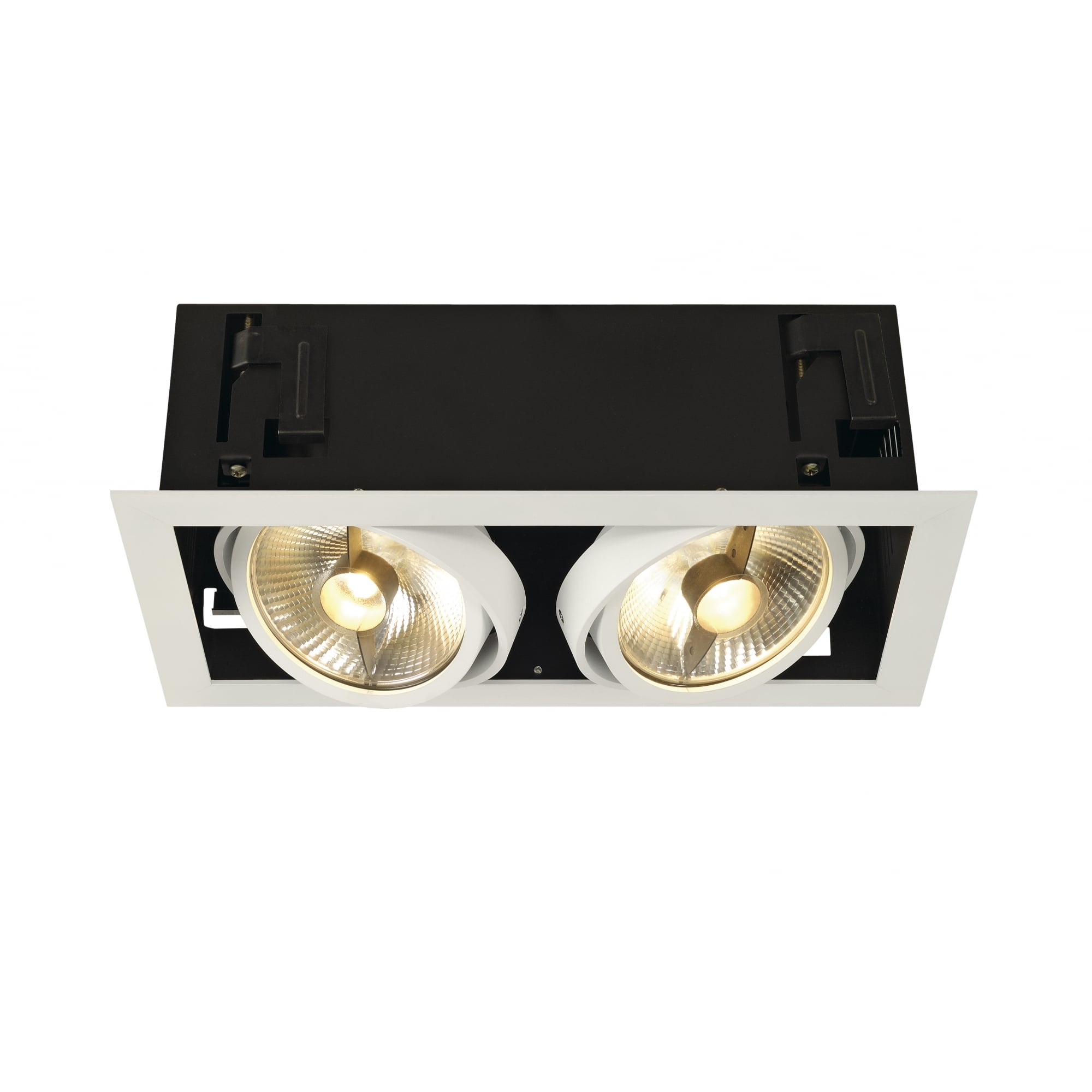 Kadux 2 Es111 Downlight,Square , Matt White, Max.2X50W