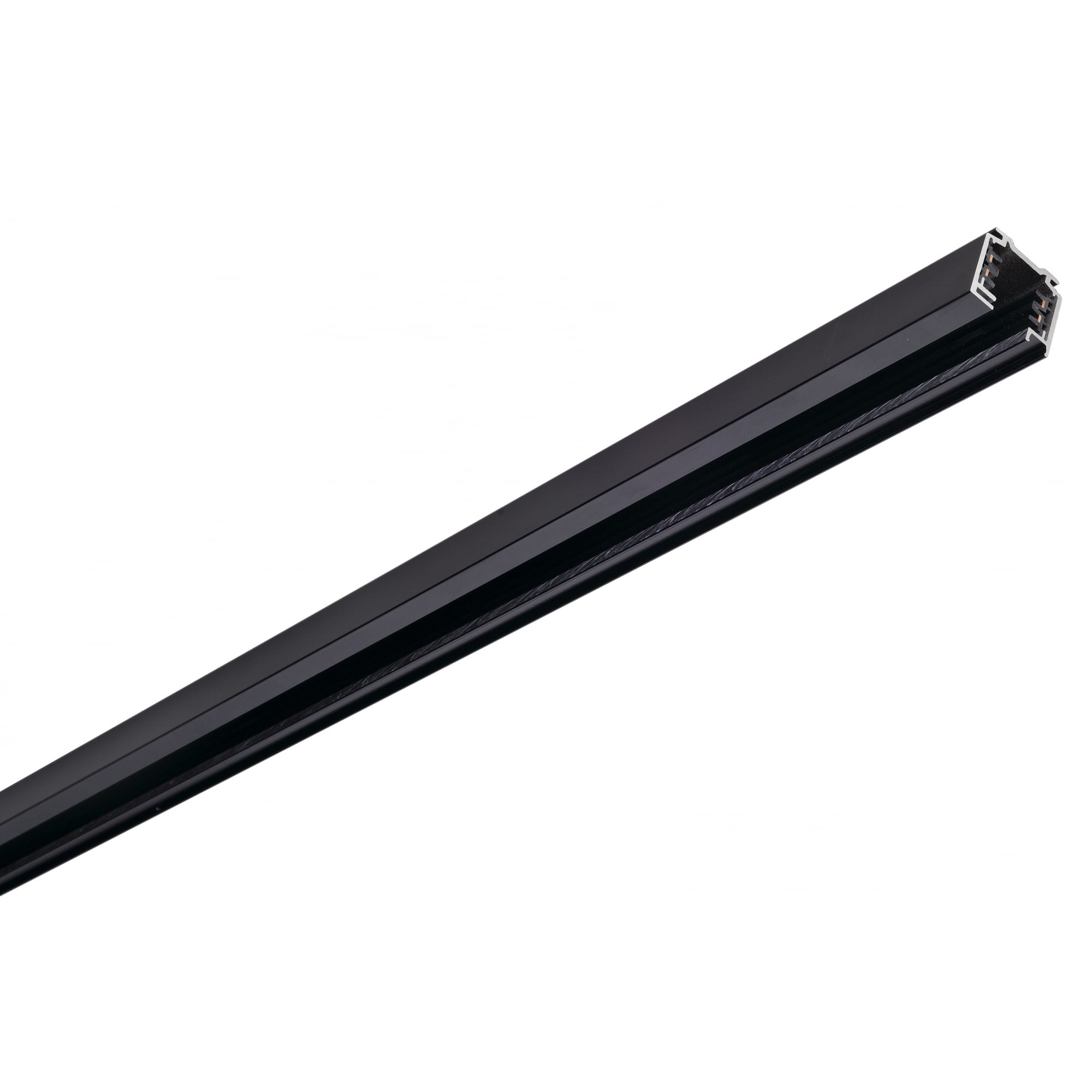 Eutrac Track Lighting Rail, 3 Circuit, Black, 3M