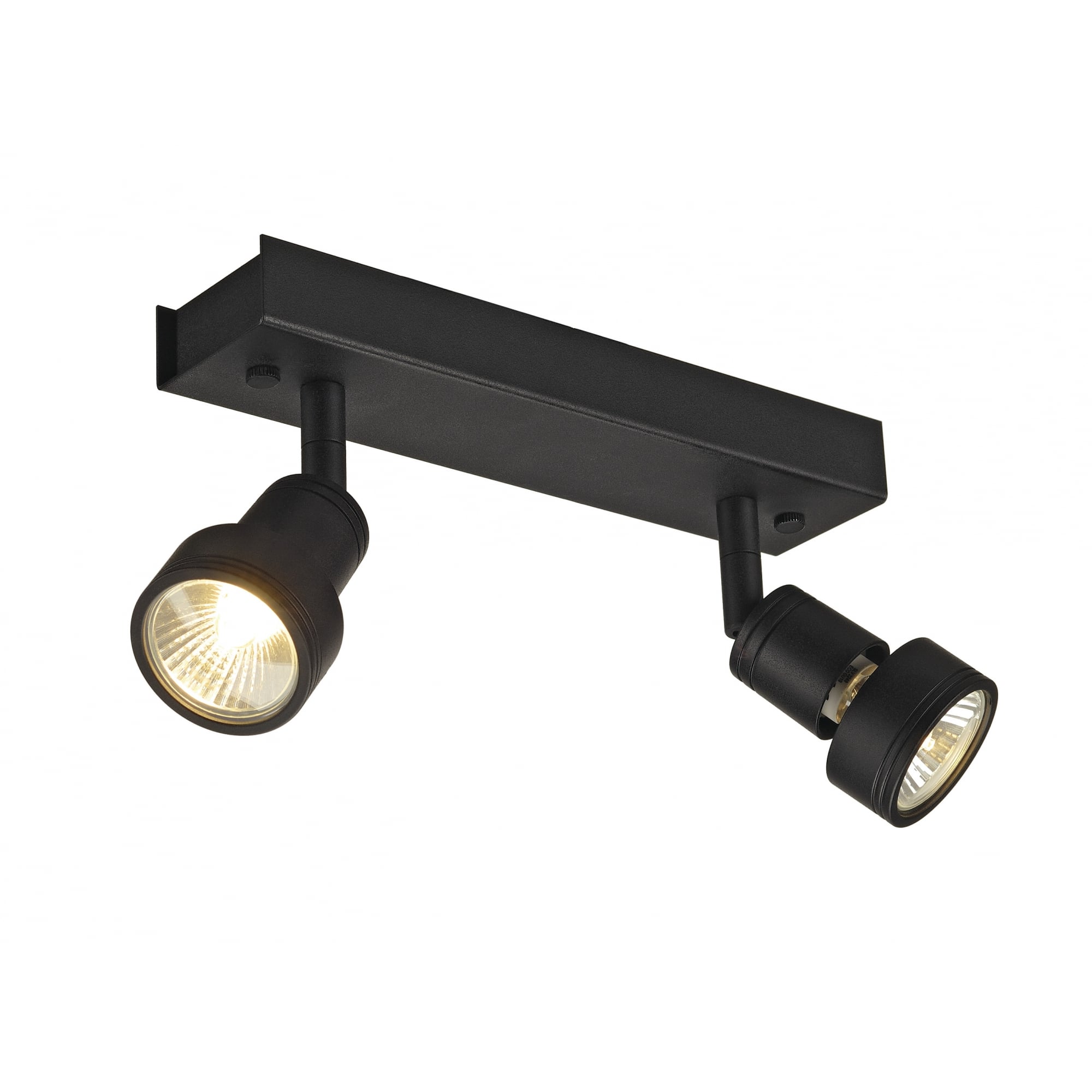 Puri 2 Ceiling Light, Mattblack, 2X Gu10, Max. 2X 50W,Incl. Deco Ring