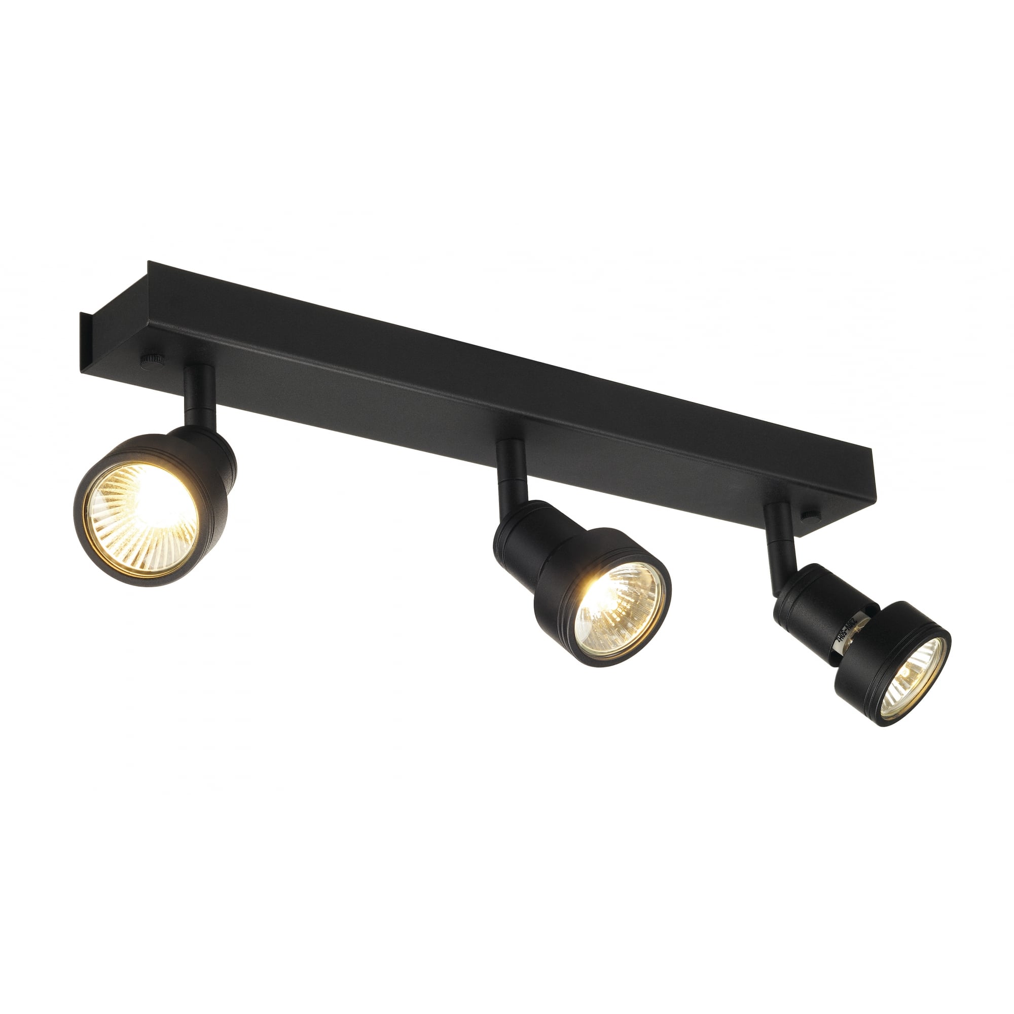 Puri 3 Ceiling Light, Mattblack, 3X Gu10, Max. 3X 50W,Incl. Deco Ring