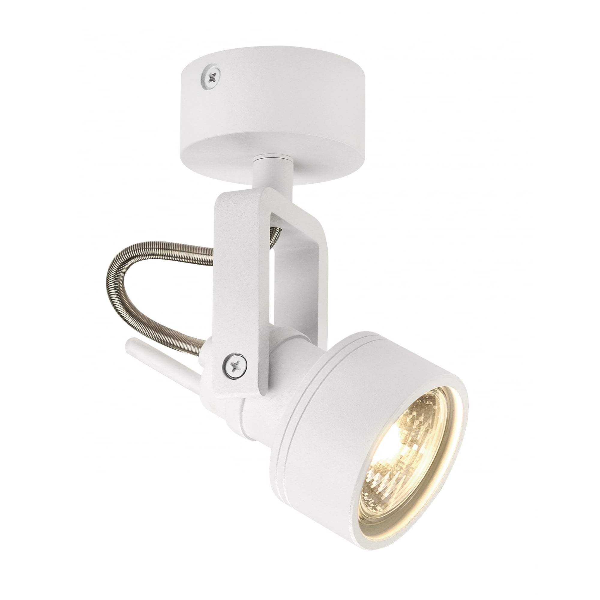 Inda Spot Gu10 Wall Andceiling Light, Matt White,Max. 50W