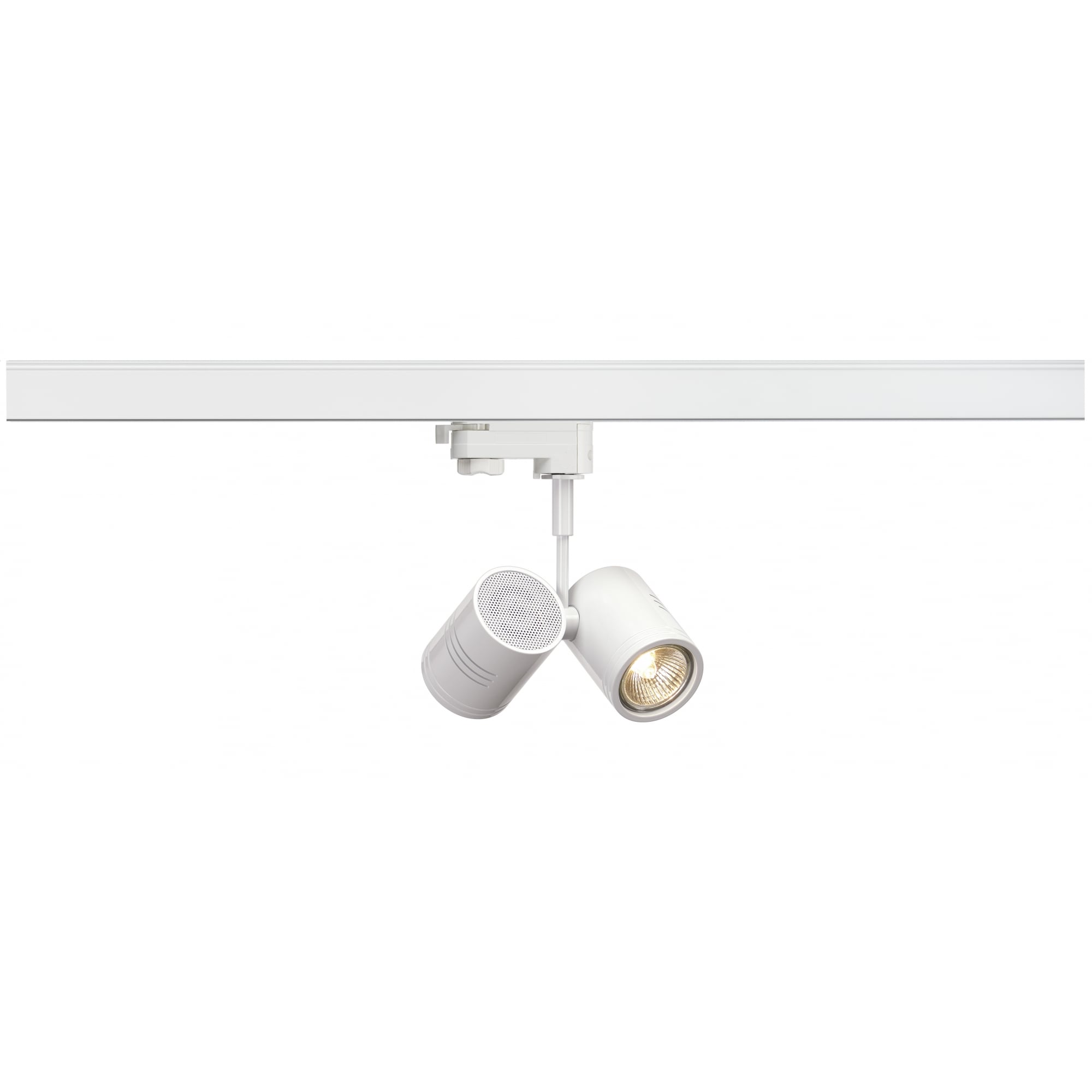 Bima Ii Lamp Head, Matt White, 2X Gu10, Max. 2X 50W, 3-Circuit