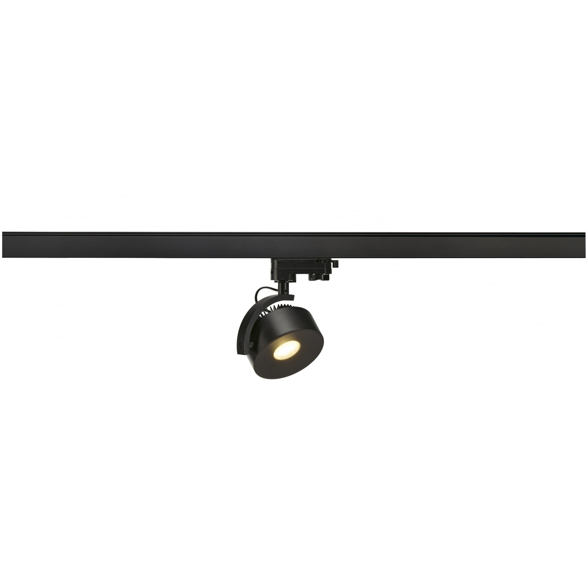 Kalu Track Leddisk Lamp Head, Black, 3000K, 3-Circuit