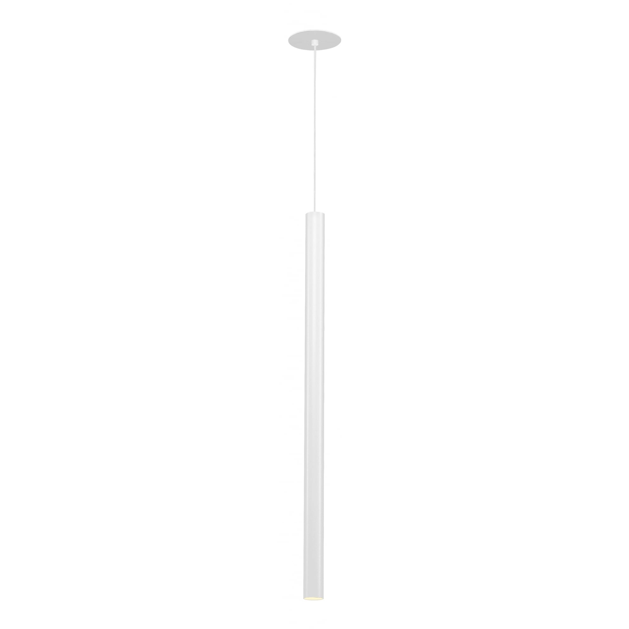 Helia 60, Pendant, Led, 3000K, Round, White, Flat Canopy For Recessed Installation, 7.5W