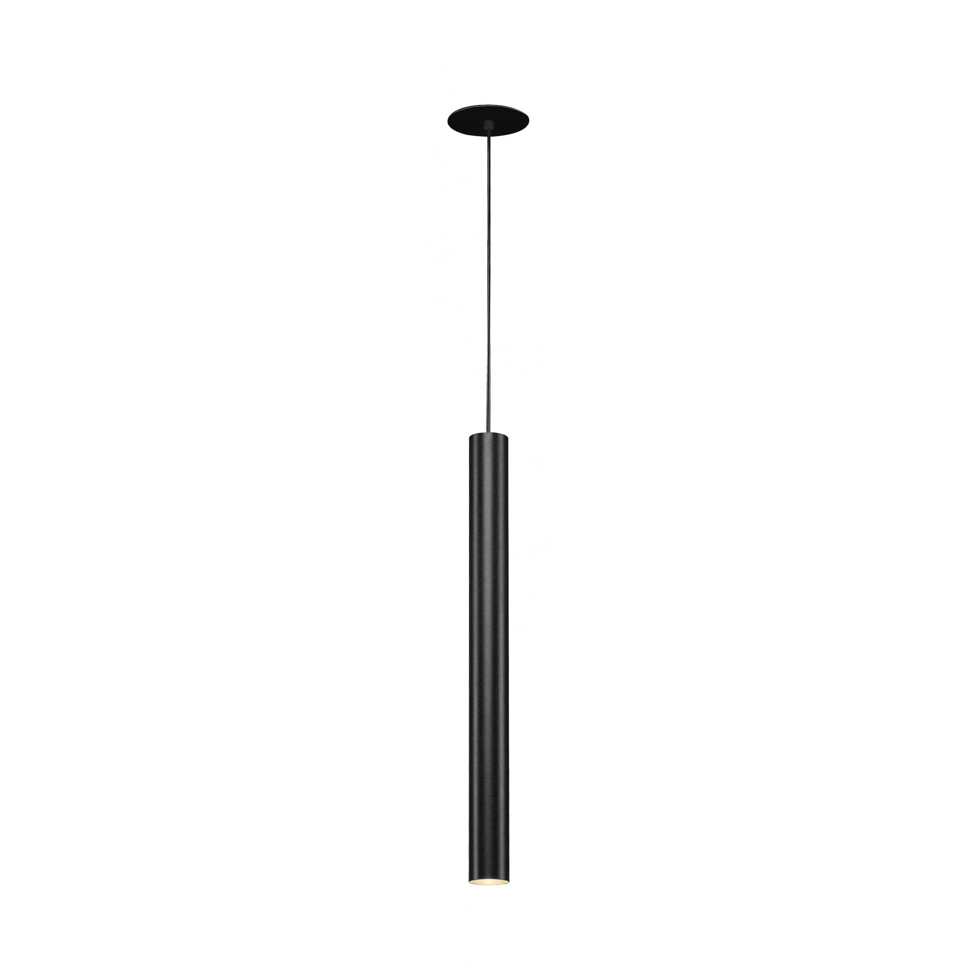 Helia 45, Pendant, Led, 3000K, Round, Black, Flat Canopy, 9W