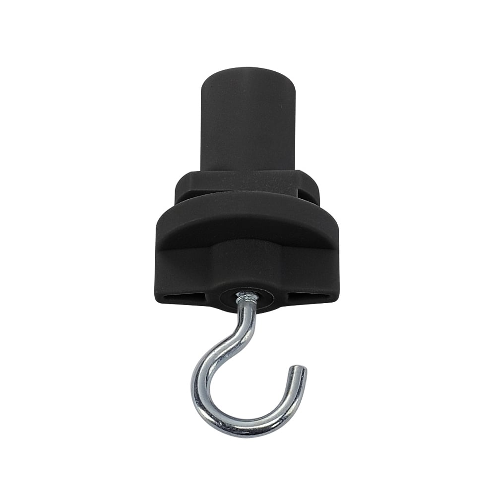 3-Circuit Adapter With Hook Fors-Track 3-Circuit Track, Black