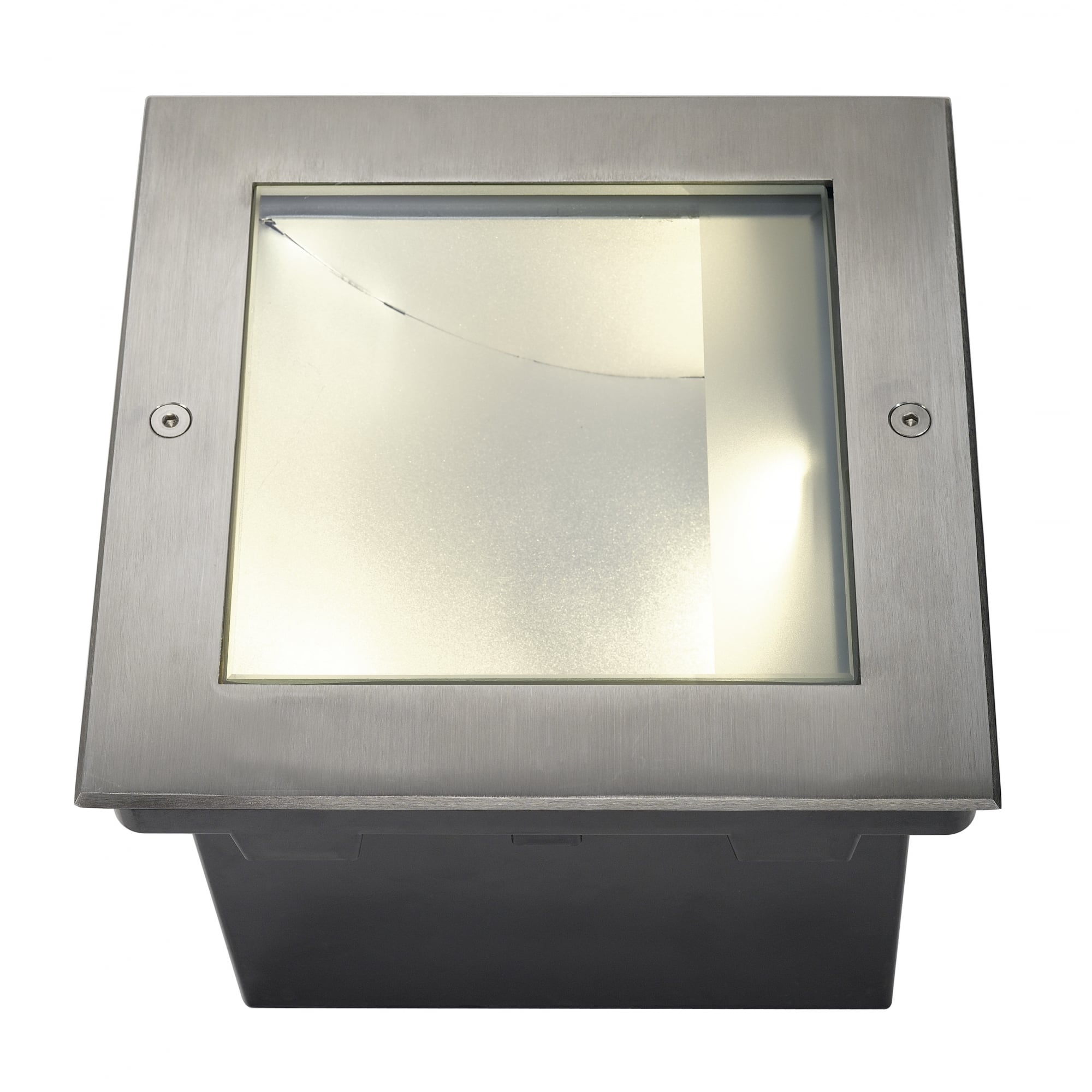 Dasar LED Square Ingroundfitting, Asymmetrical, Stainl.Steel 316, 34W, 3000K