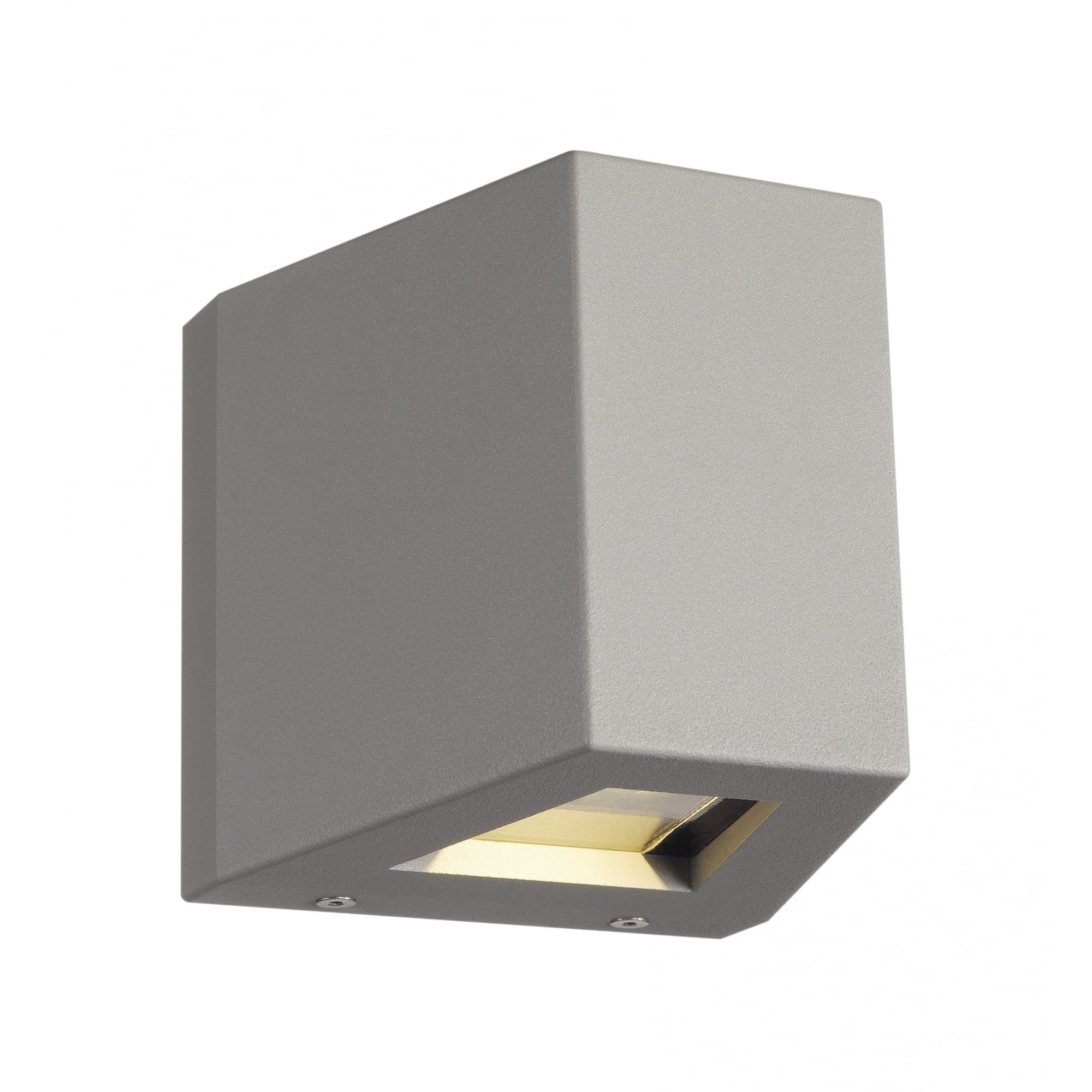 Out Beam Led Wall Light, Beamup / Flood Down, Silver-Grey,Ip44