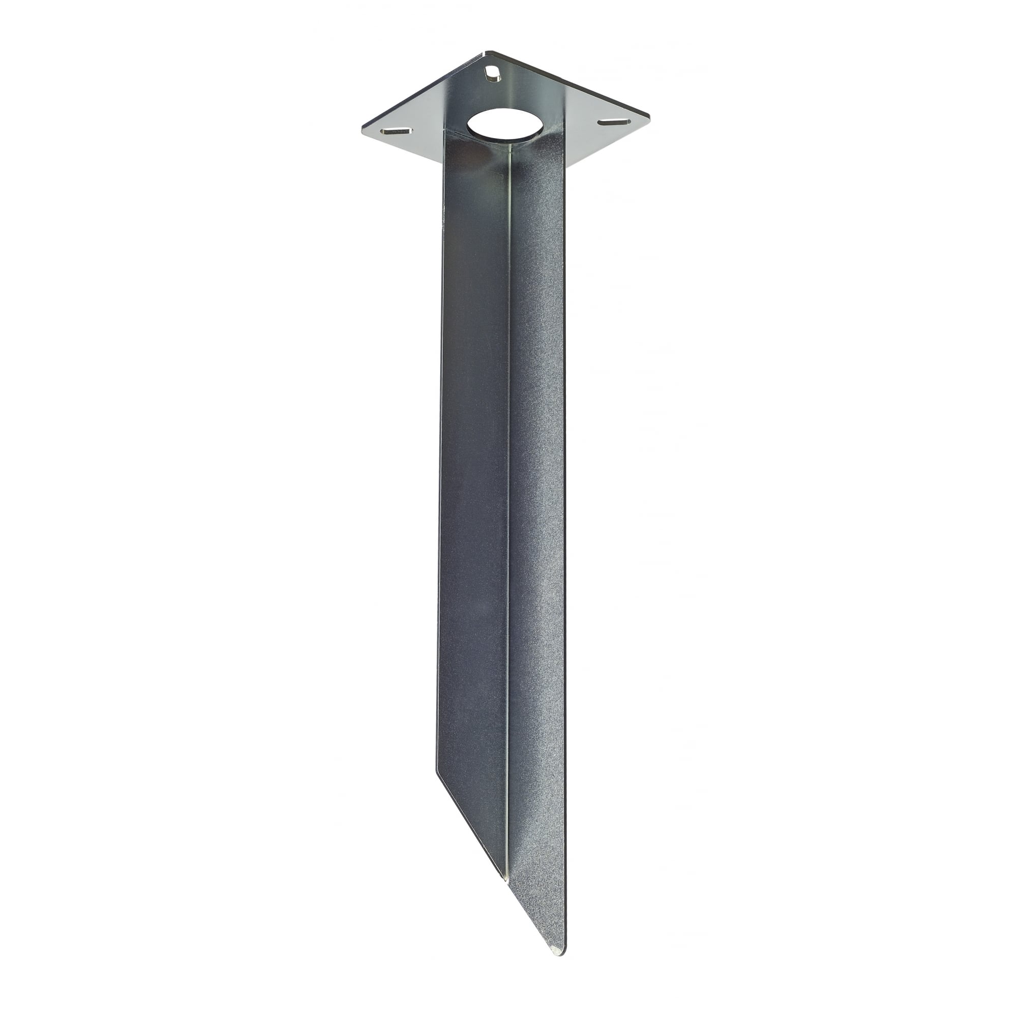 Earth Spike for Grafit Sl, Rusty Slot and Logs40 / 70, Galvanised Steel, Length 48cm