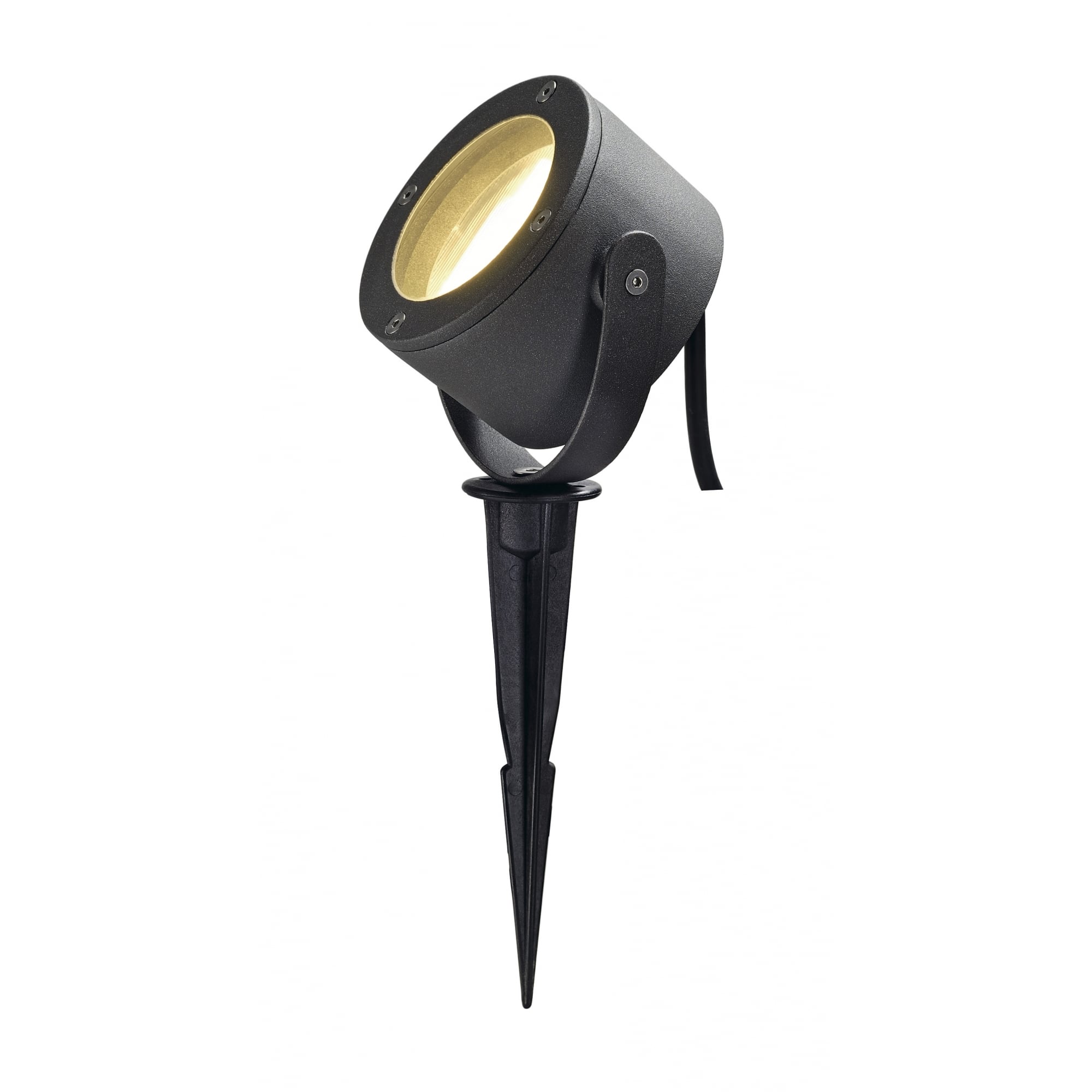 Sitra Anthracite 360 Degree Spike Garden Spotlight, Gx53 IP44