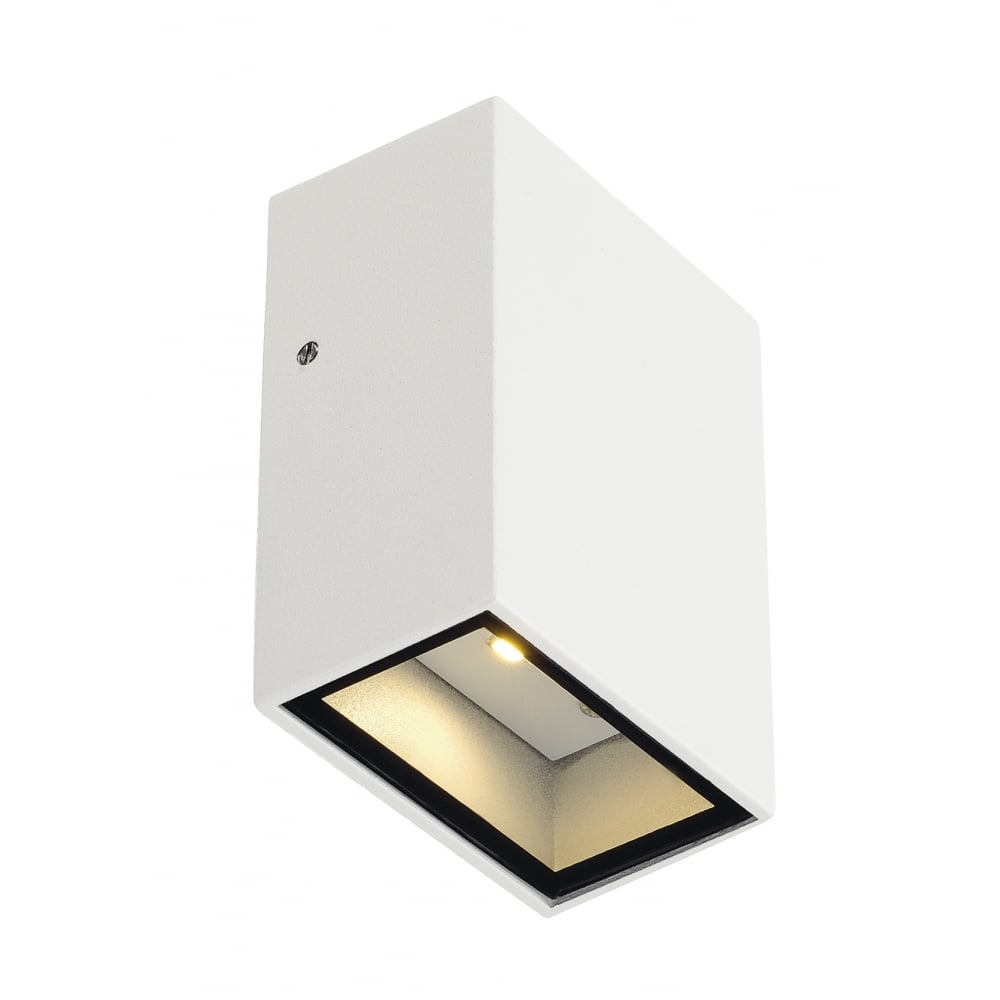 Quad 1 Wall Light, Square, White, LED, 1x3W, 3000K, IP44