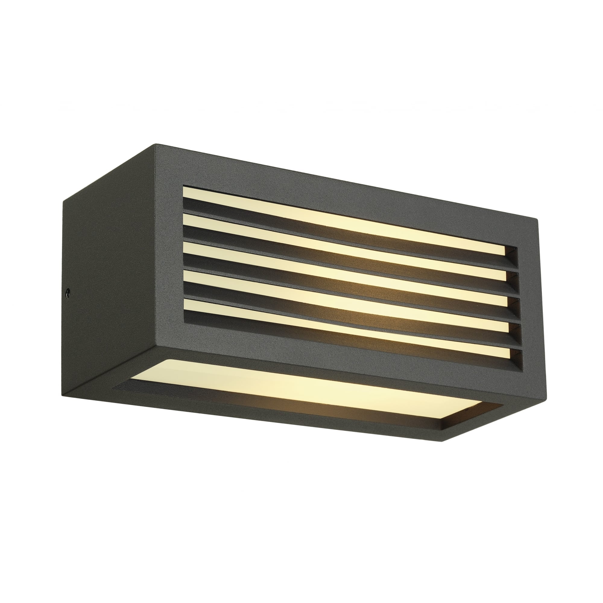 Box-L E27 Wall Light, Square, Anthracite, E27, Max. 18W, IP44