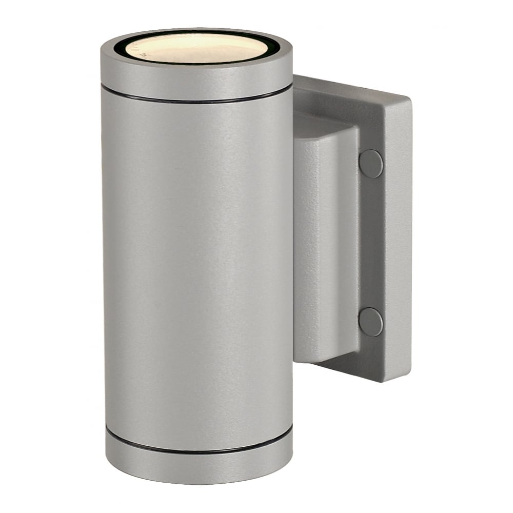 New Myra Up / Down Wall Light, Silver-Grey, 2x GU10, Max 2x35W, IP55