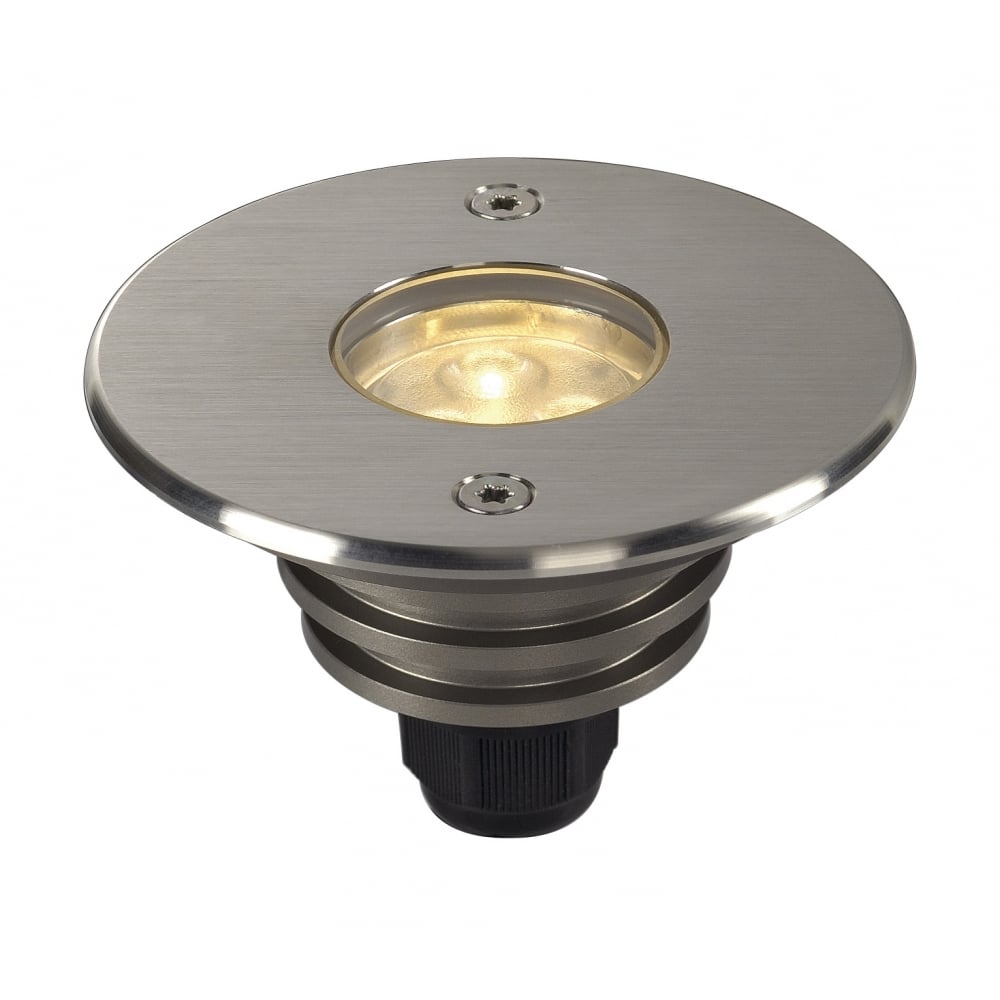 Dasar LED Inground Fitting, Round, Stainless Steel 316, 6W, 3000K, 12-25V, IP67