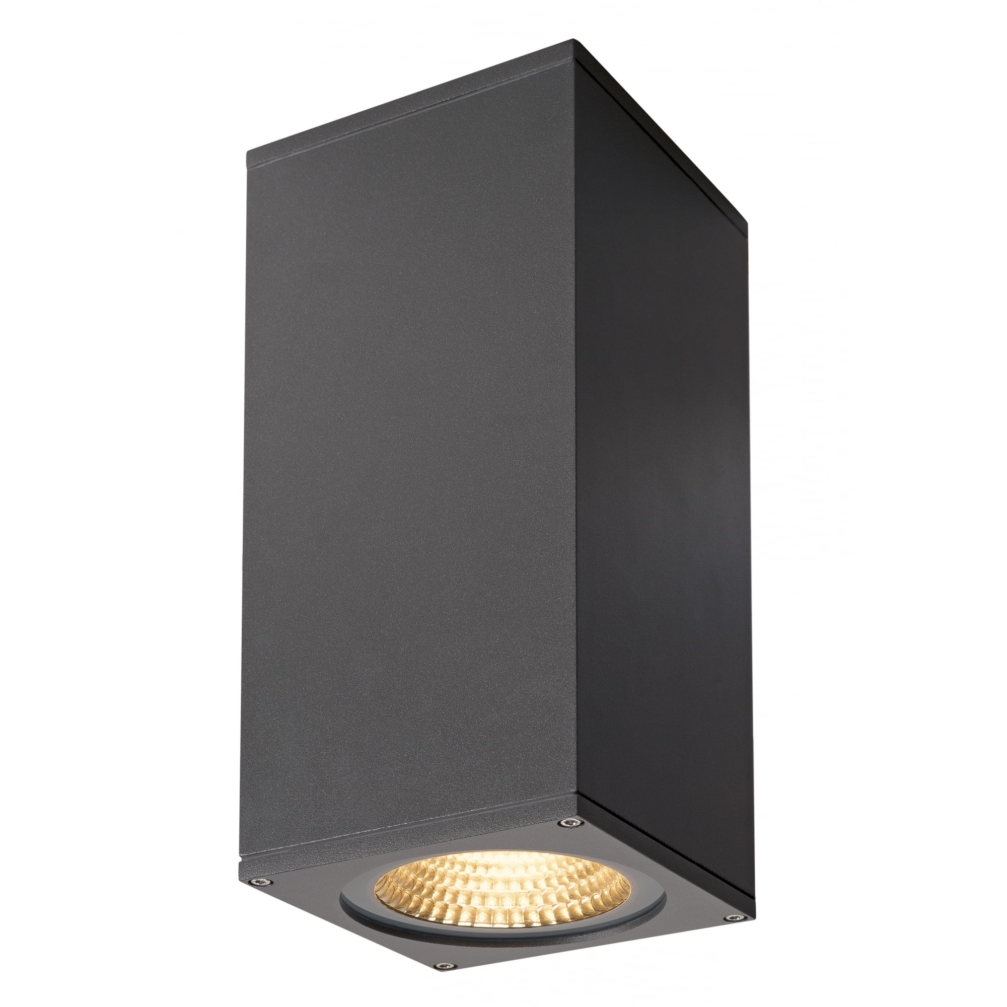 Big Theo Wall, Outdoor Wall Light, Double-Headed, LED, 3000K, Flood Up / Down, Anthracite, W / H / D 13 / 27.5 / 13.5cm