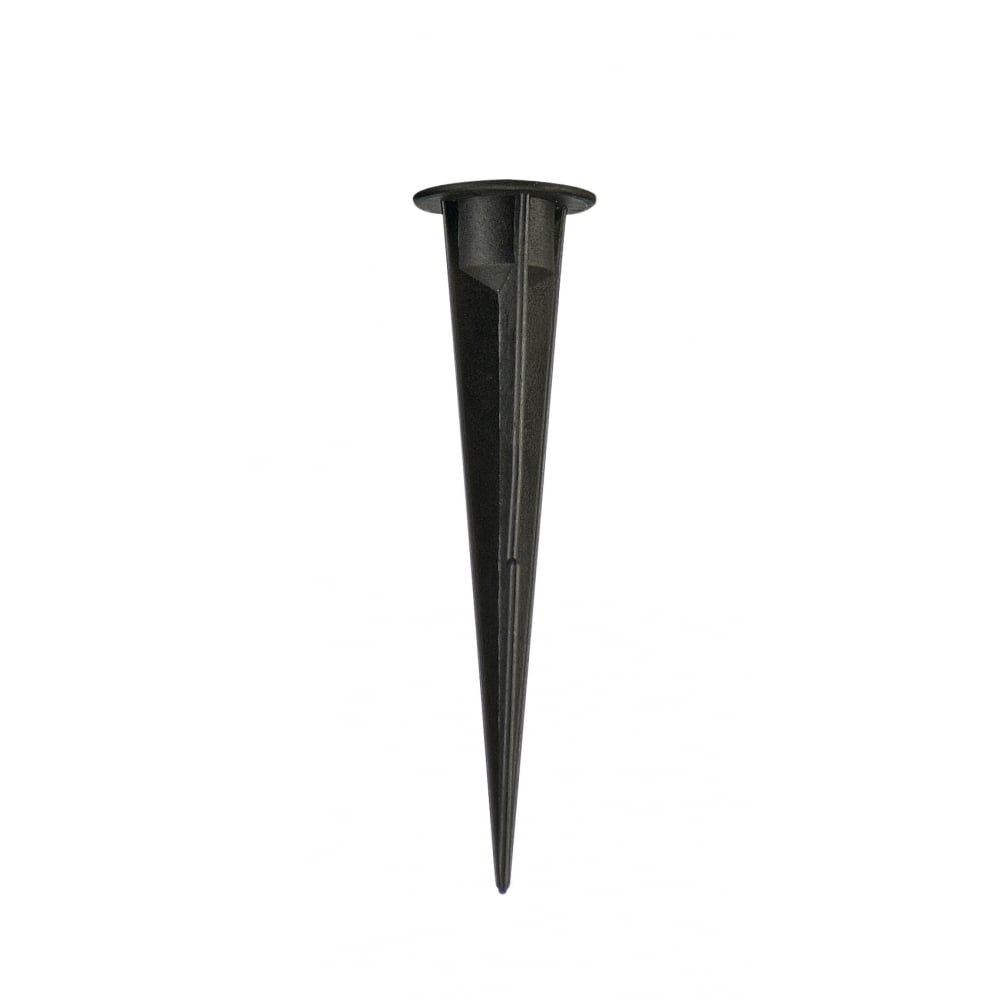 Plastic Earth Spike, Black, Length 17.5cm