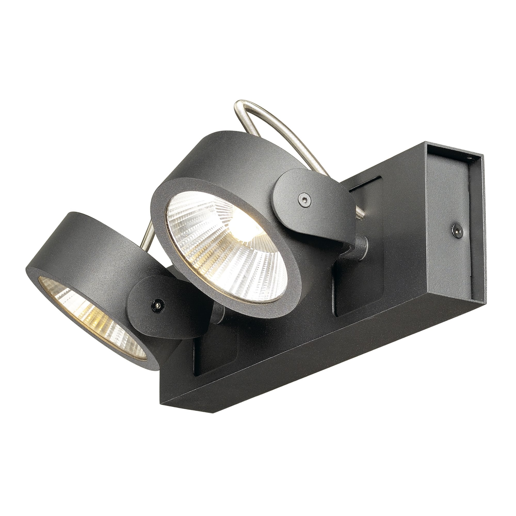 Kalu Led 2 Wall And Ceiling Luminaire, Black, 3000K, 60°