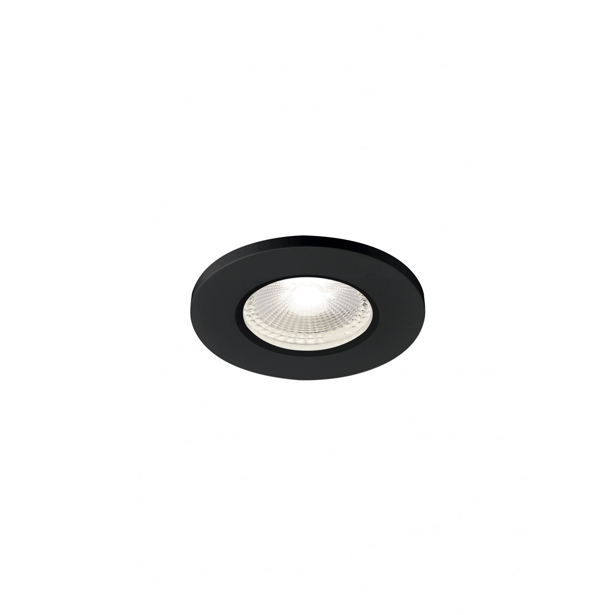 Kamuela Eco Led Fire-Rated Recessed Ceiling Luminaire, Black, 4000K, 38°, Dimmable, Ip65