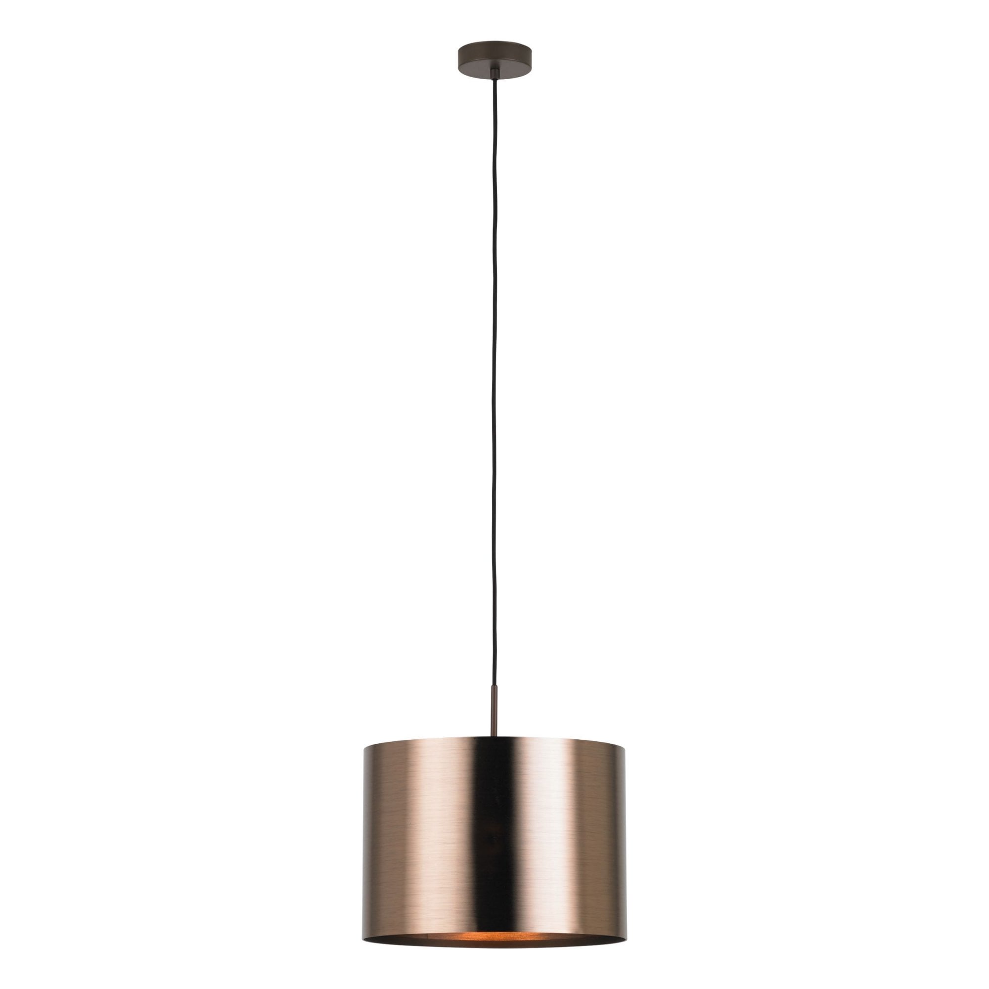 Ceiling Pendant Single Light Dia: 285 Braun Kupfer Saganto 1