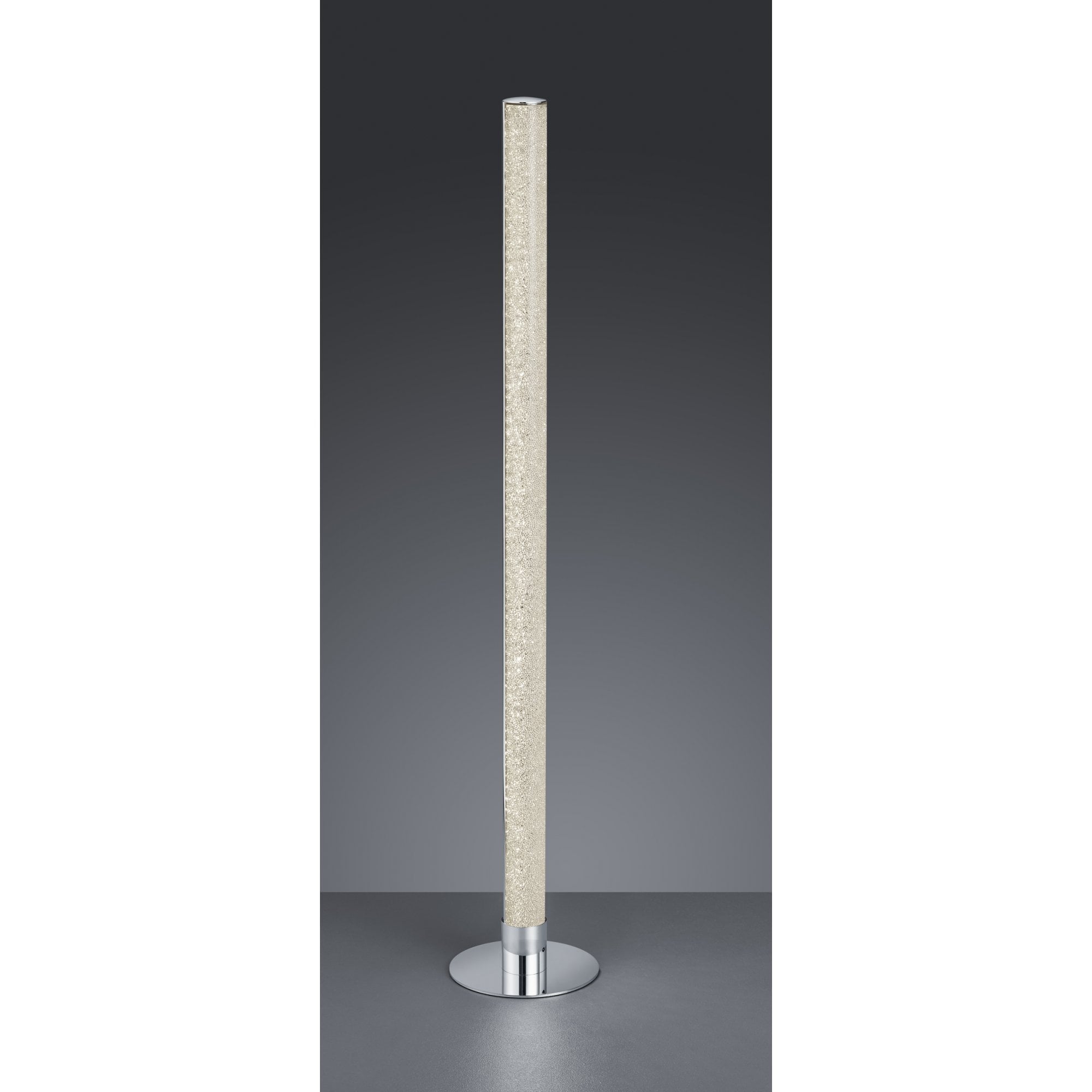 Leia Modern Chrome Metal Floor Lamp