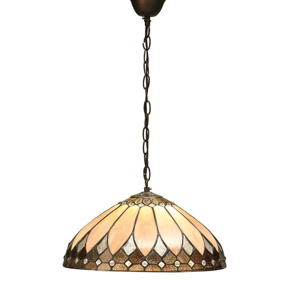 Brooklyn Single Light Ceiling Pendant In Dark Bro