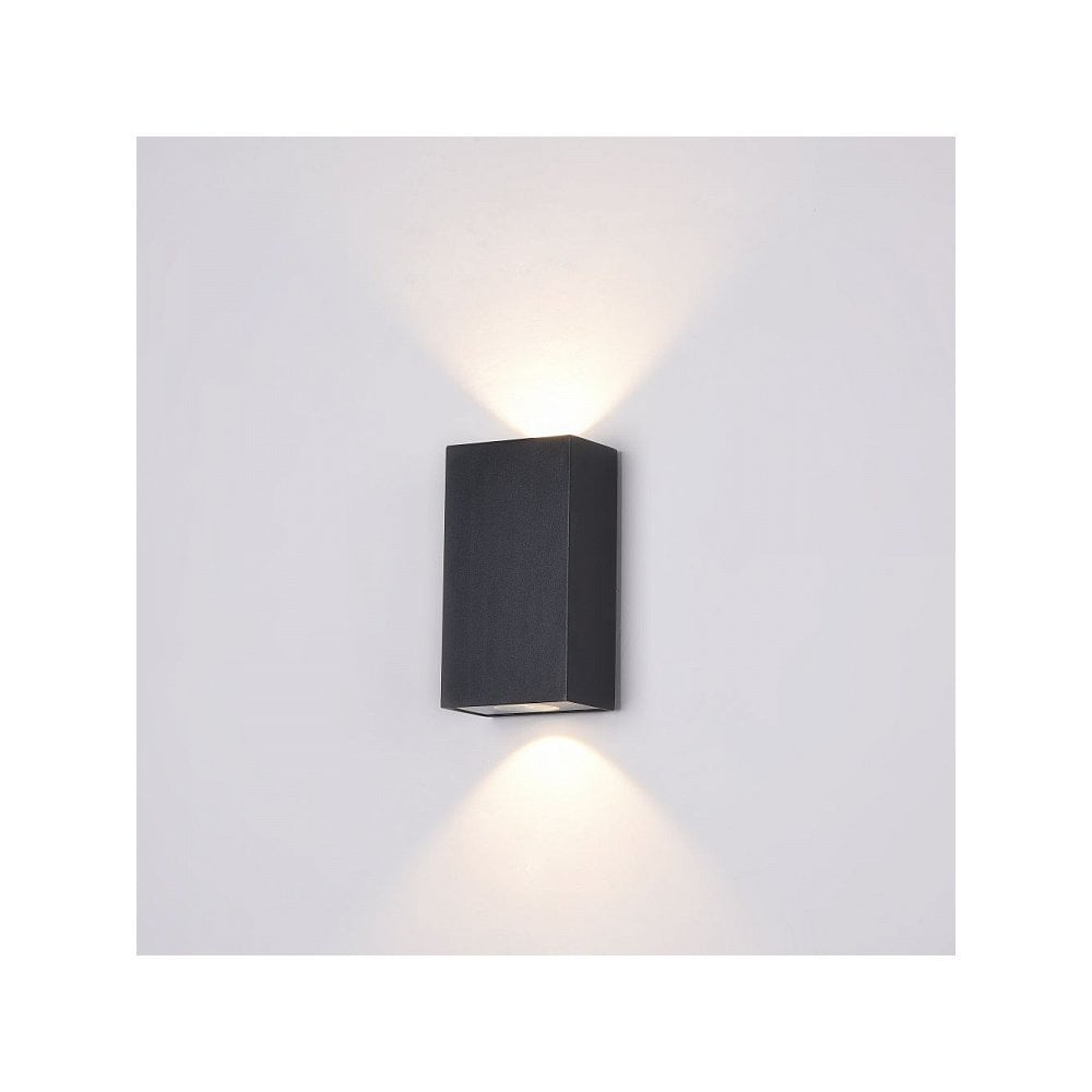 Times Square Outdoor Sconce, Black