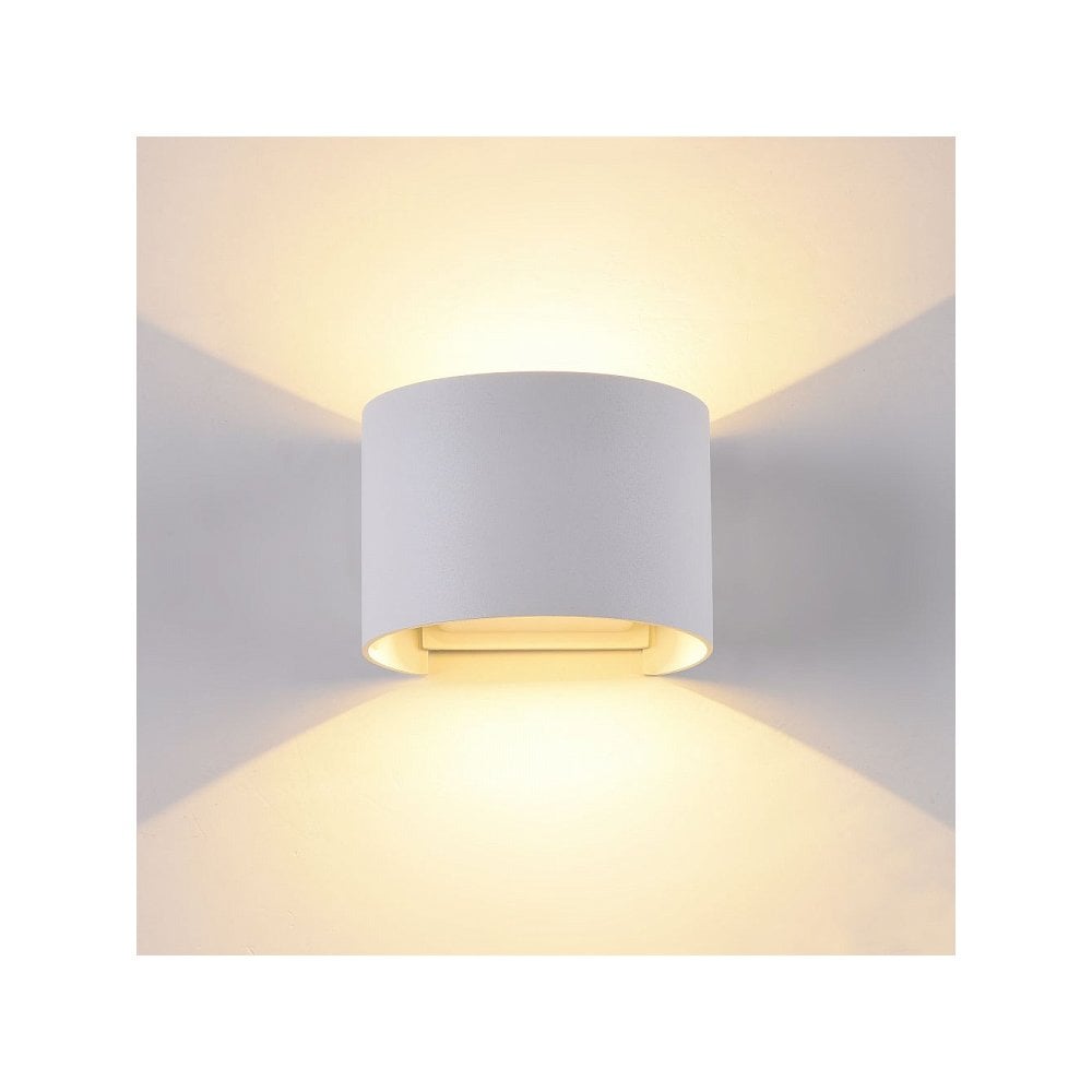 Fulton Outdoor Sconce, White