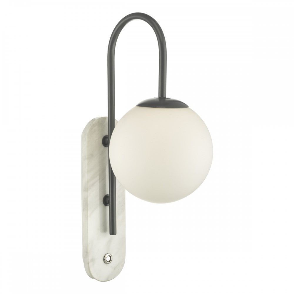 Deuce Wall Light Grey & Marble Effect IP44