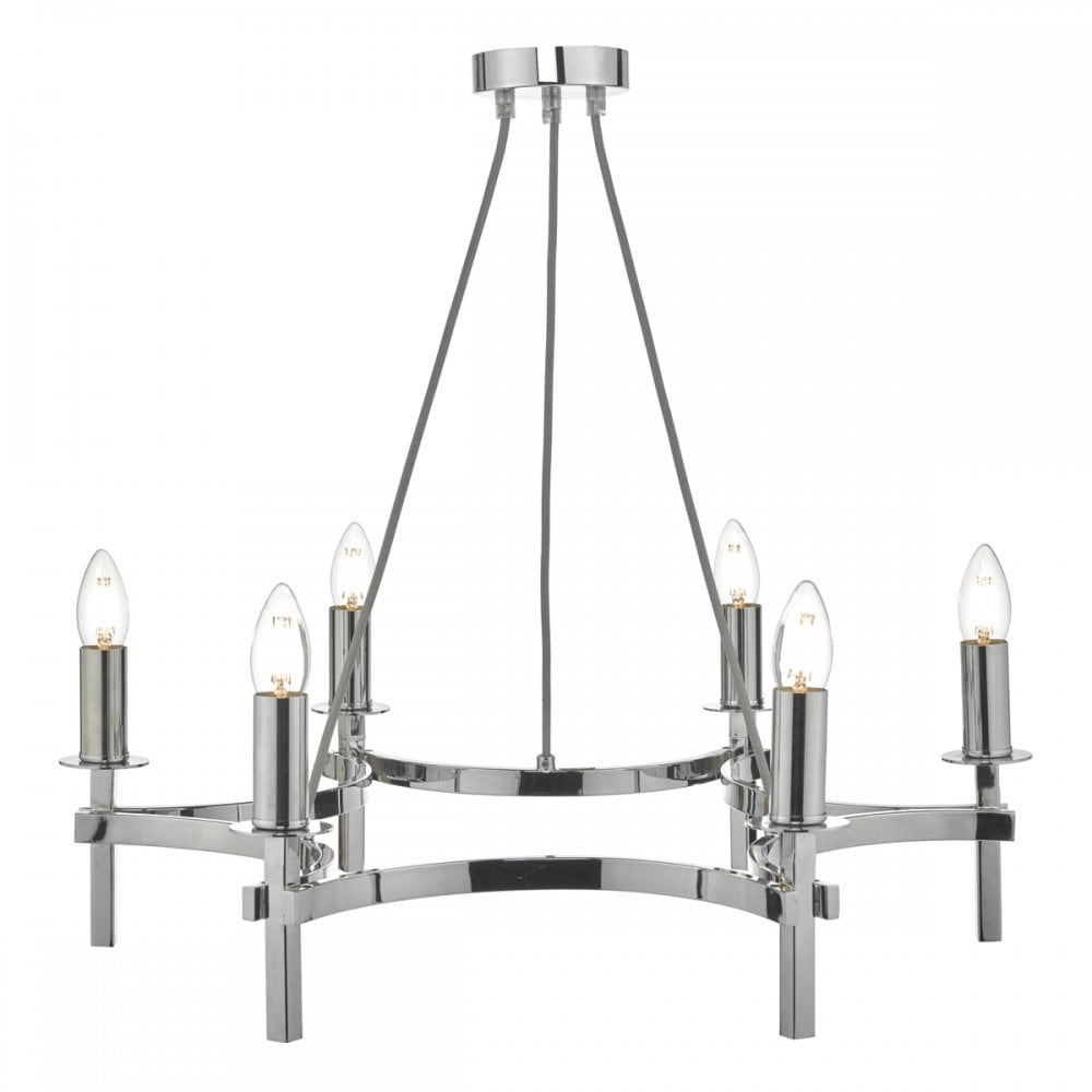 Nacala 6 Light Pendant Polished Chrome