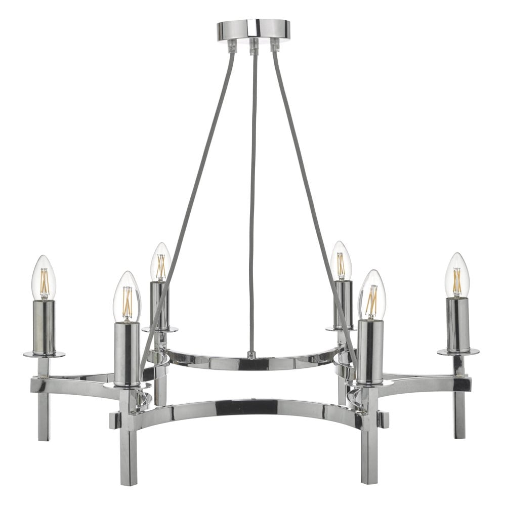 Nacala 6 Light Pendant Polished Chrome