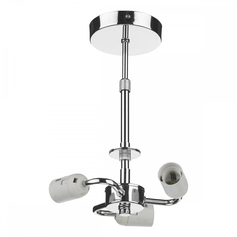 Semi Flush Suspension Polished Chrome