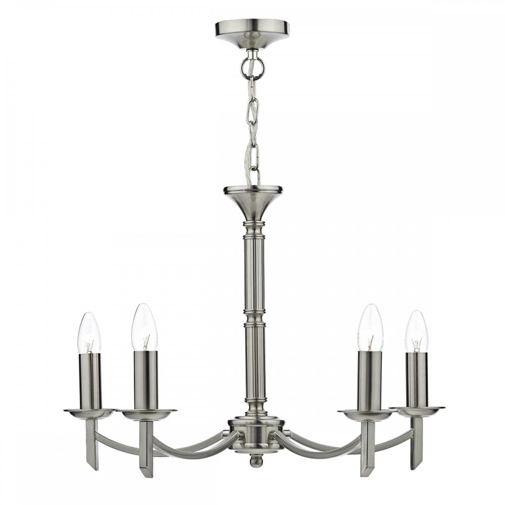 Ambassador 5 Light Dual Mount Pendant Satin Chrome