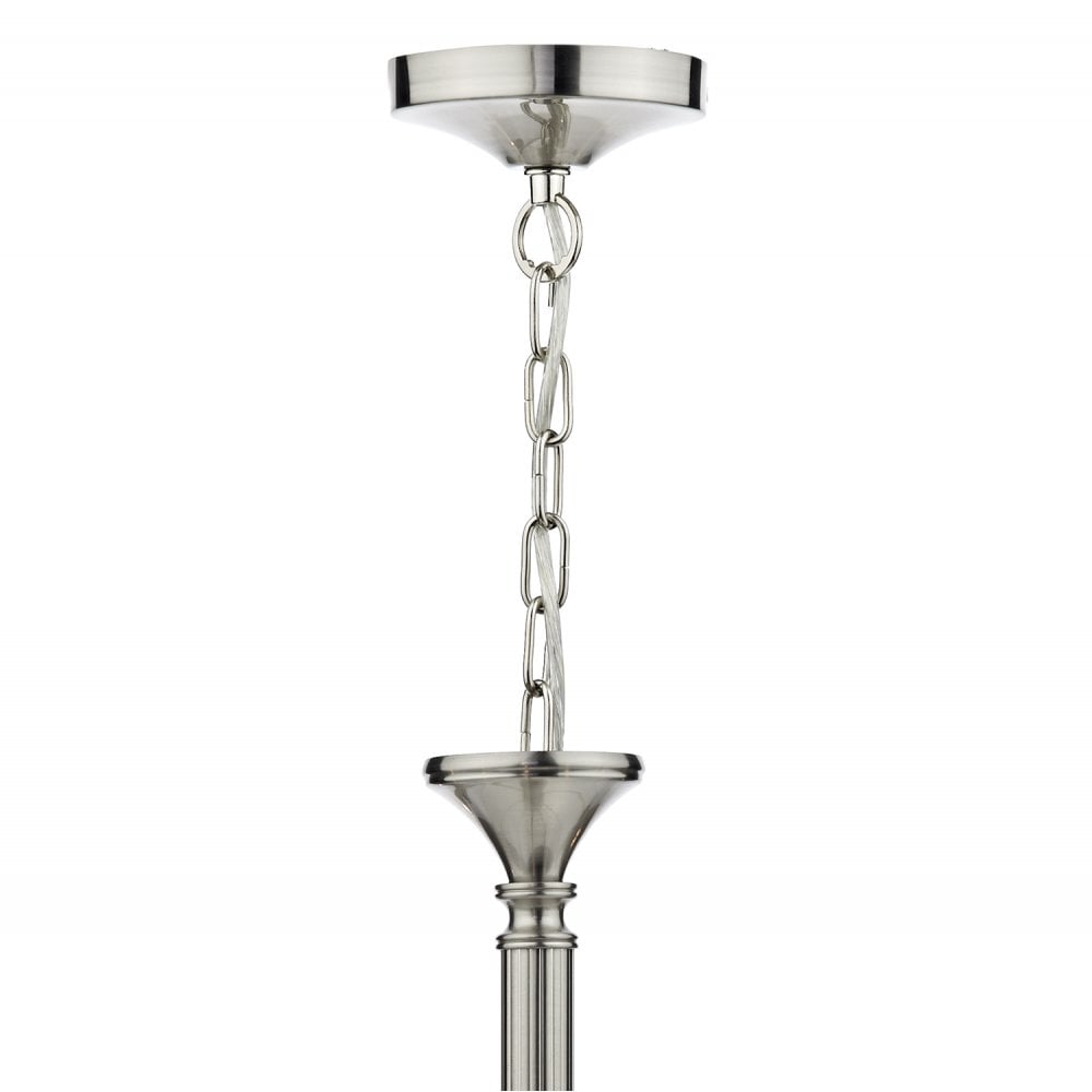 Ambassador 8 Light Dual Mount Pendant Satin Chrome