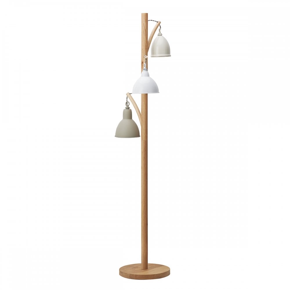 Blyton 3 Light Floor Lamp complete with Painted Shade